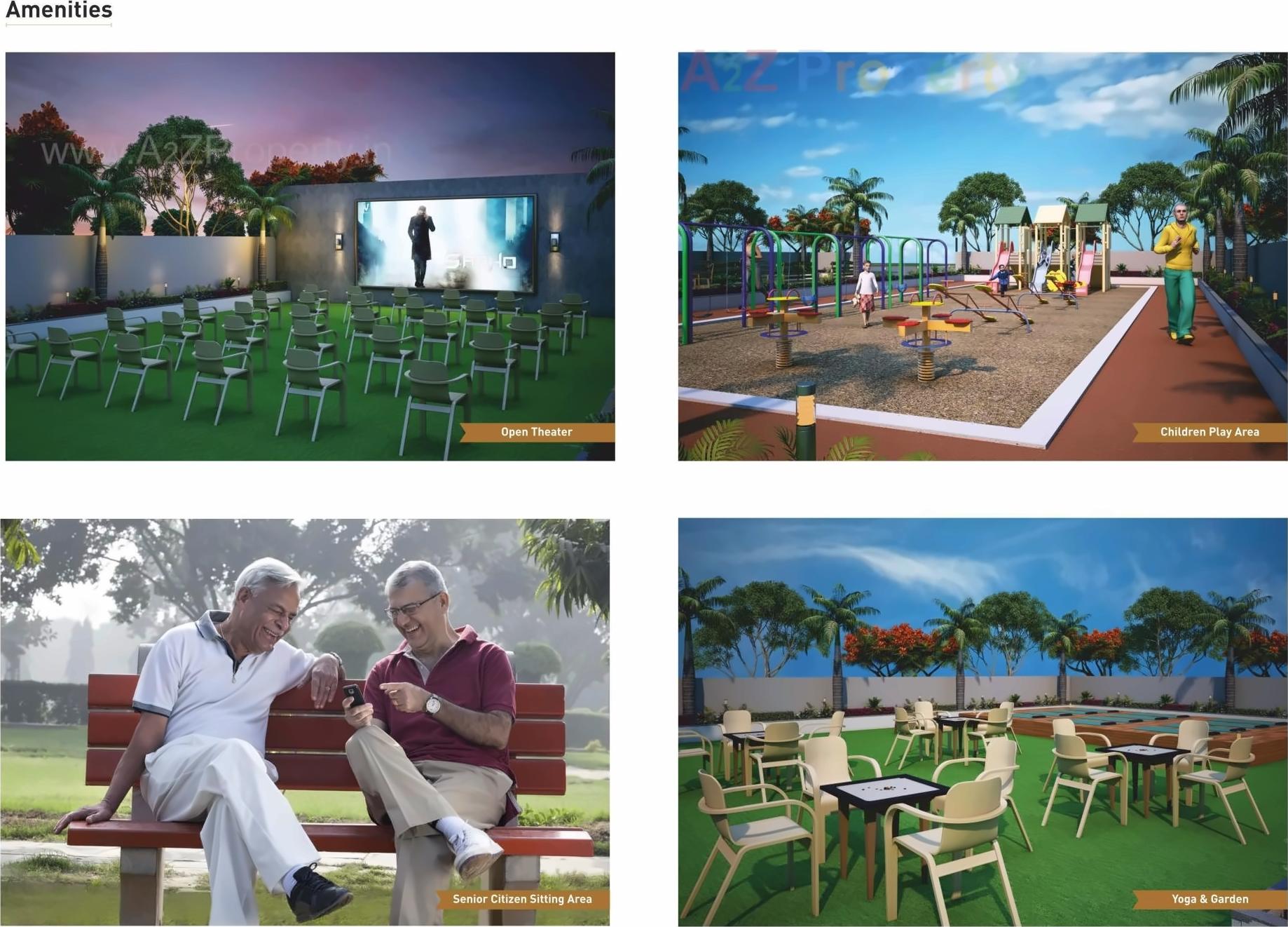 3D Elevation of real estate project Racecourse Bungalows located at Rajkot, Rajkot, Gujarat