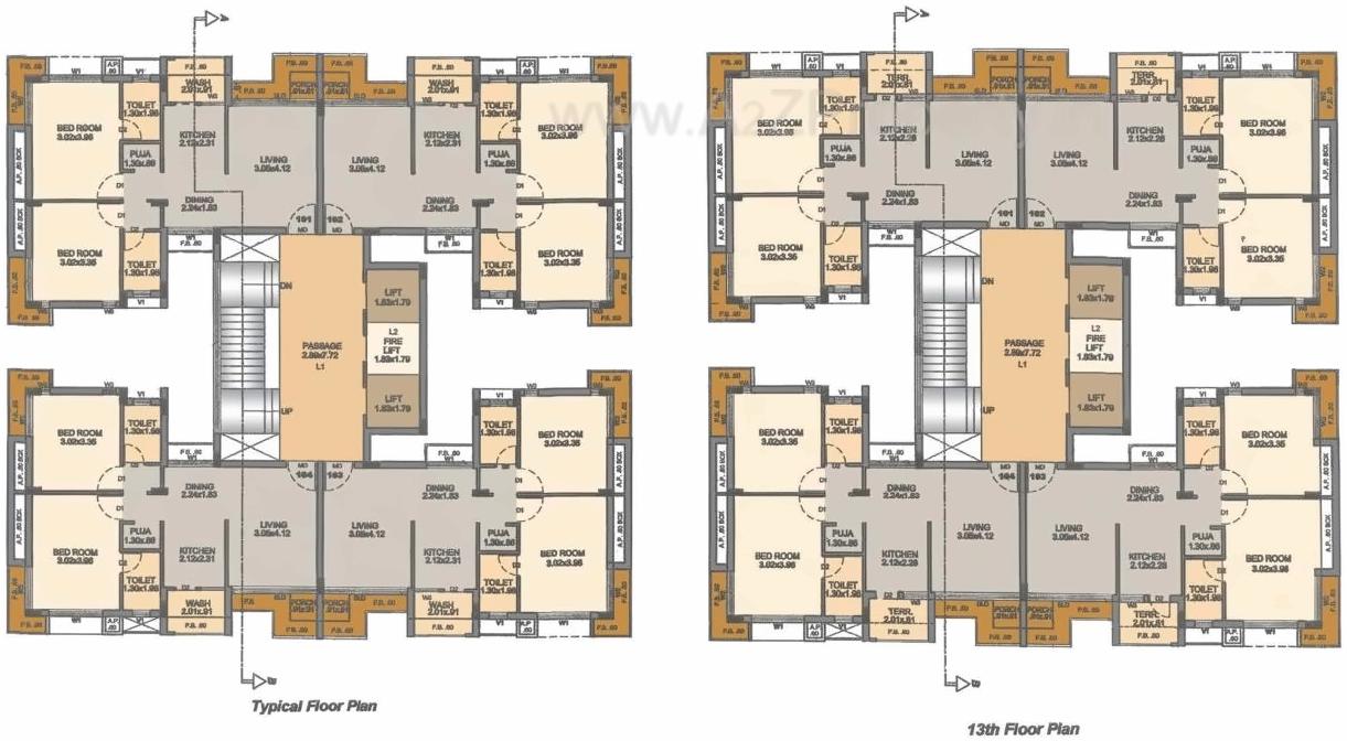 Layout of real estate project Racecourse Lakeview located at Ghanteshwar, Rajkot, Gujarat