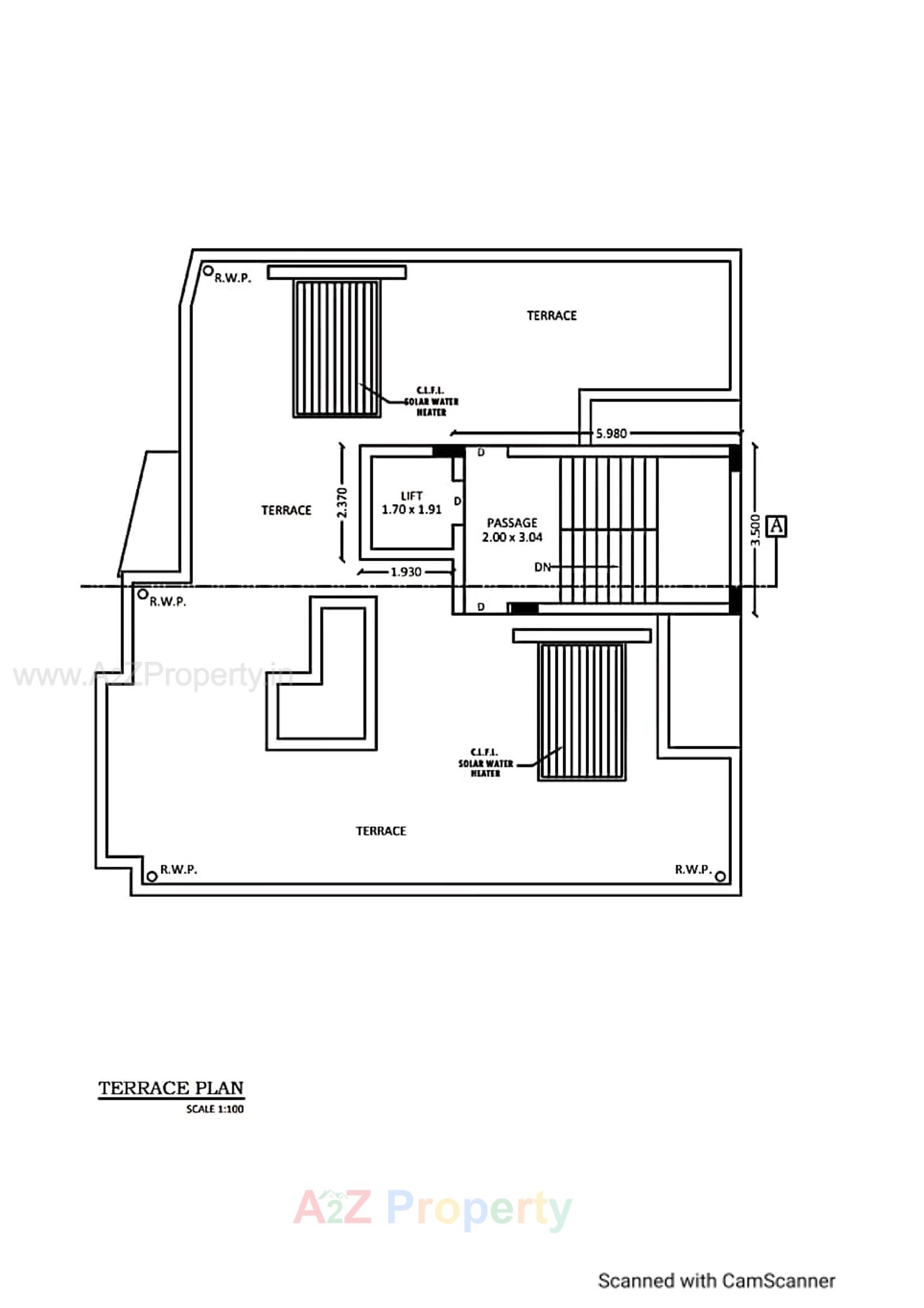 Layout of real estate project Radhe Apartment located at Rajkot, Rajkot, Gujarat