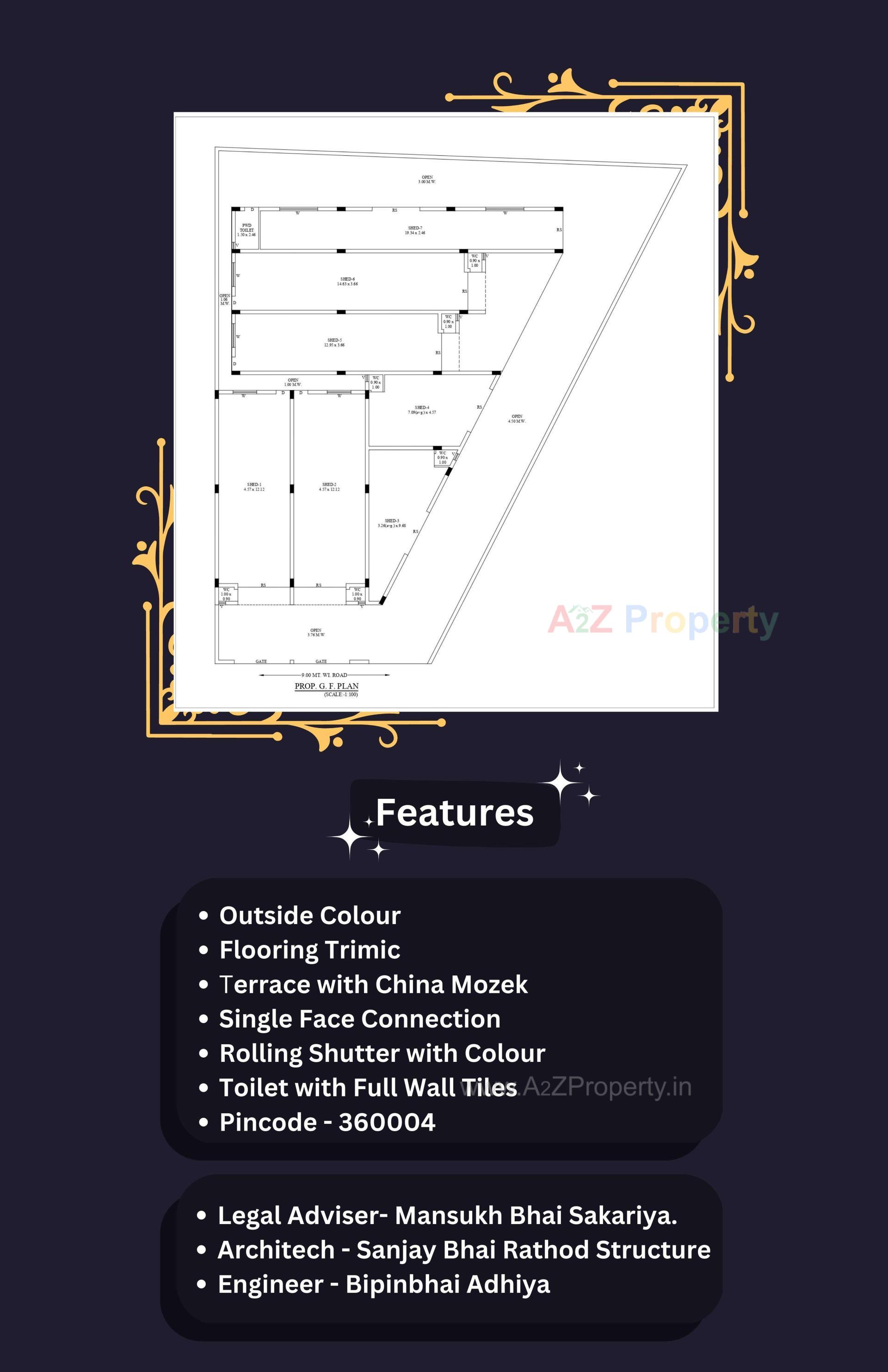  of real estate project Radhe Estate located at Vavdi, Rajkot, Gujarat