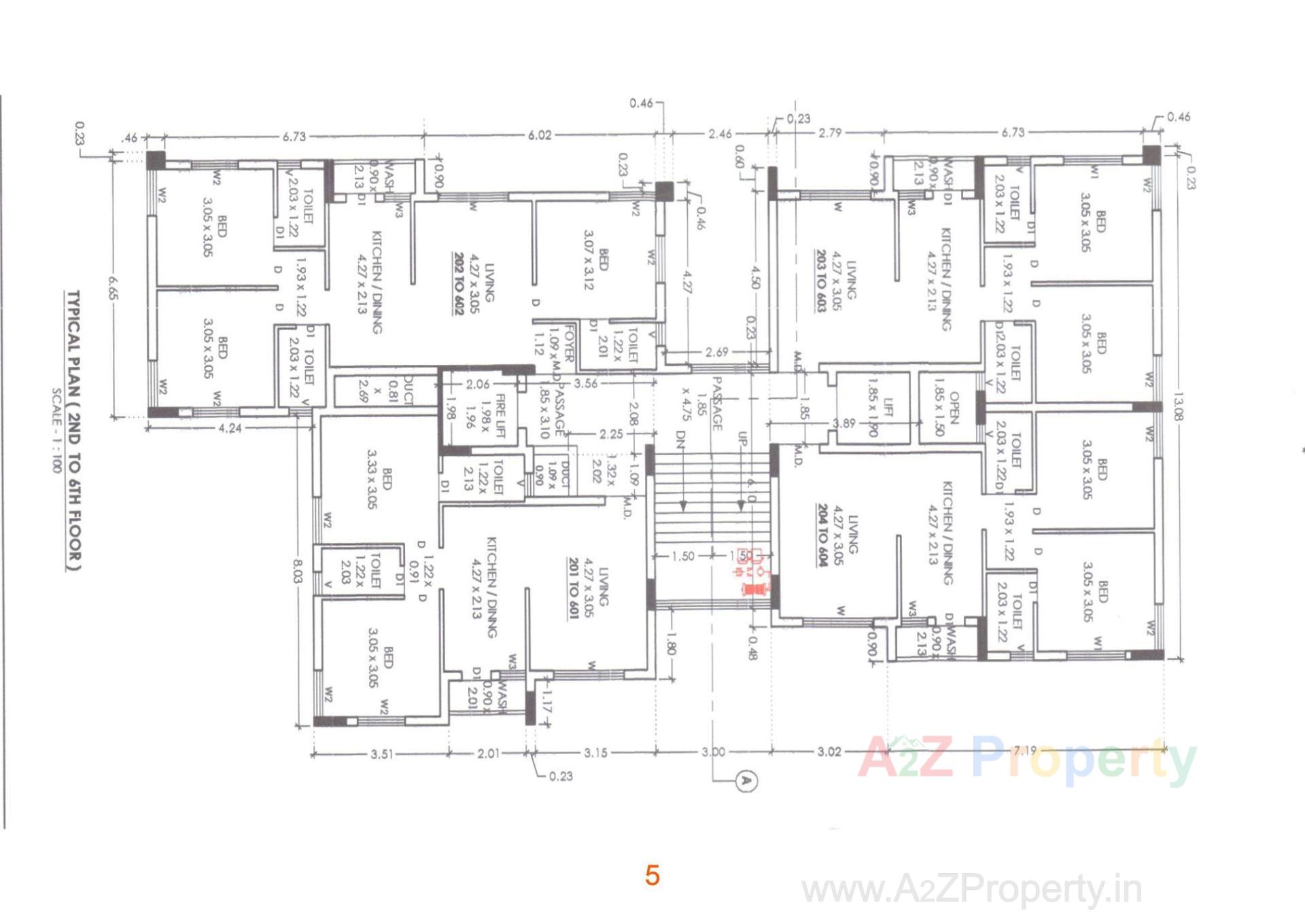 Layout of real estate project Radhe Krishna Heights located at Vavdi, Rajkot, Gujarat