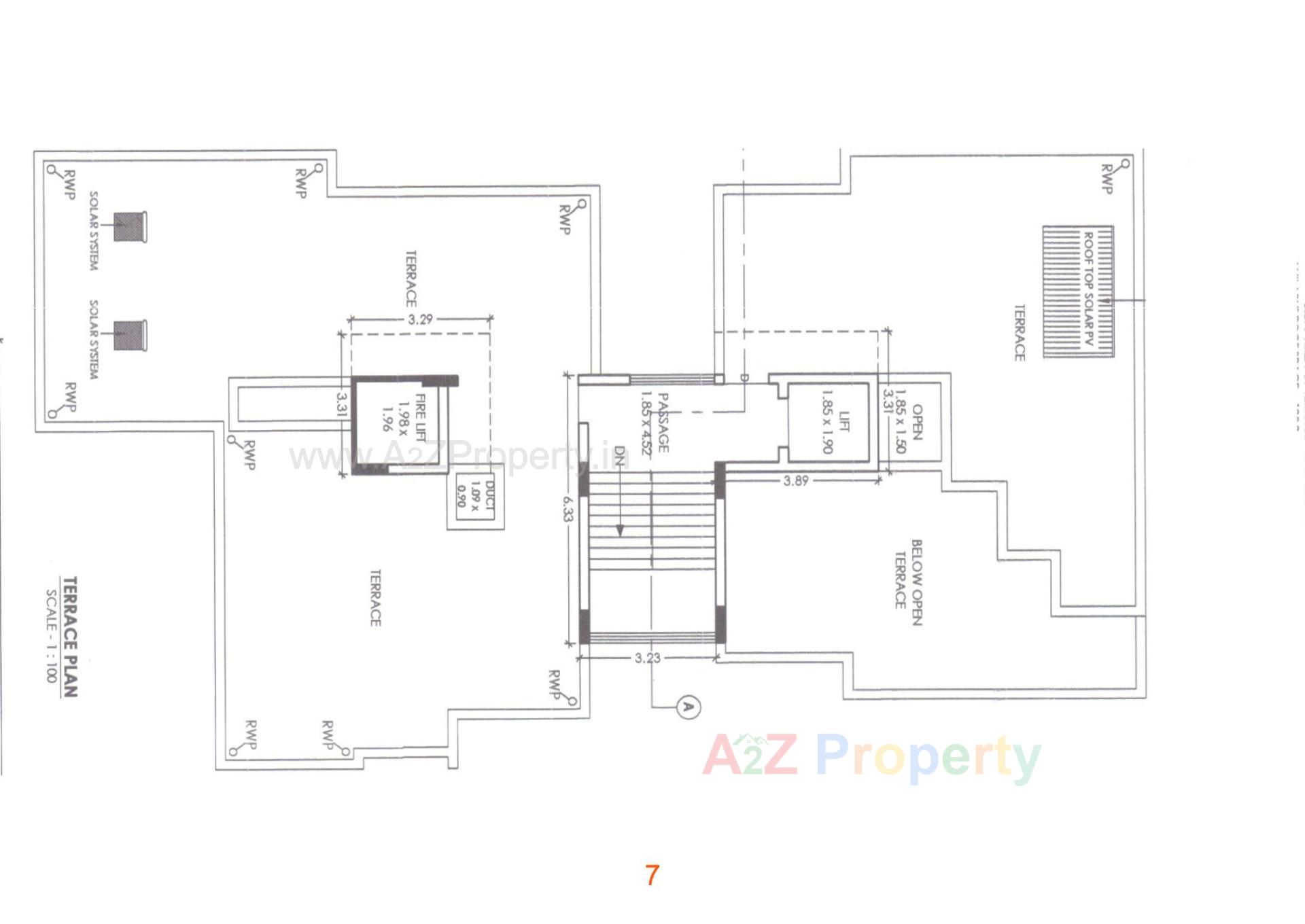 Layout of real estate project Radhe Krishna Heights located at Vavdi, Rajkot, Gujarat