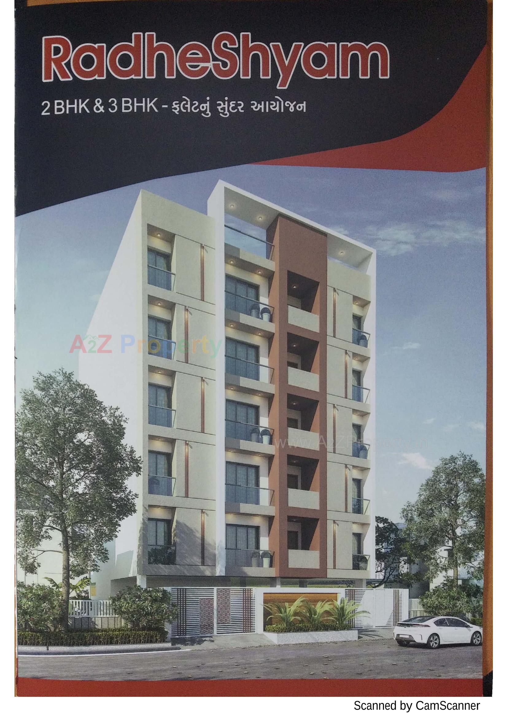 3D Elevation of real estate project Radheshyam located at Ghanteshwar, Rajkot, Gujarat
