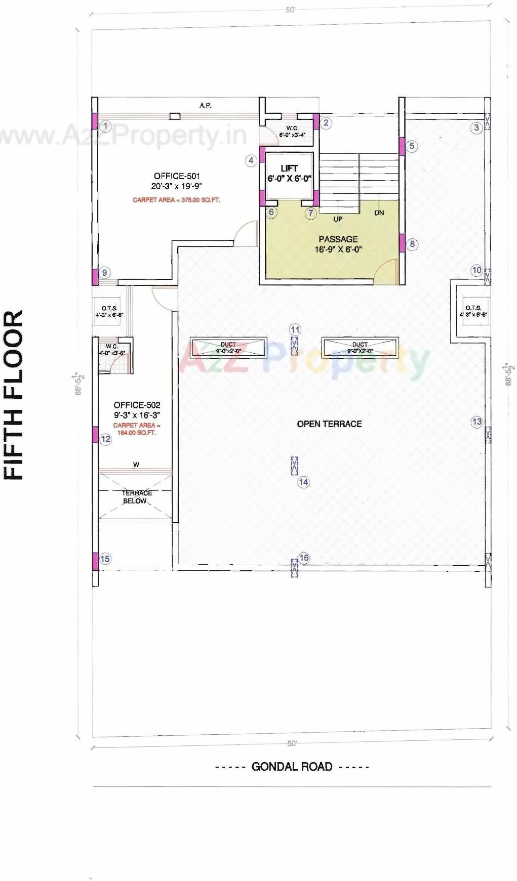 of real estate project Radium Square located at Rajkot, Rajkot, Gujarat