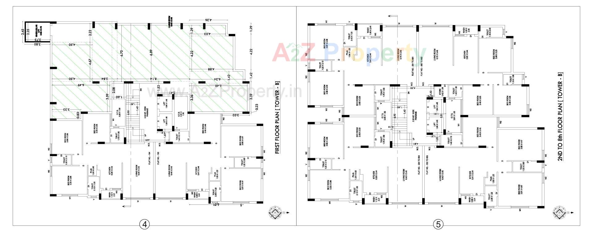 Layout of real estate project Rainbow Heights located at Rajkot, Rajkot, Gujarat