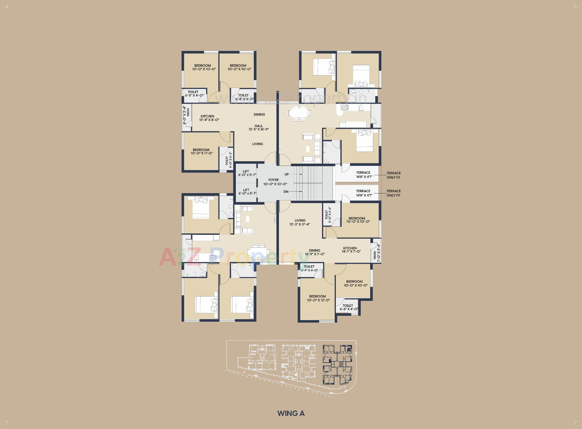 Layout of real estate project Raj Heights located at Rajkot, Rajkot, Gujarat