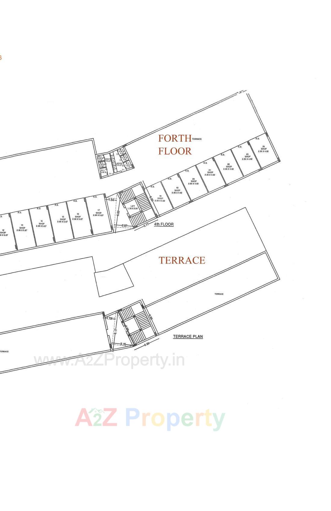 Layout of real estate project Rajkot Zaweri Bazar located at Rajkot, Rajkot, Gujarat