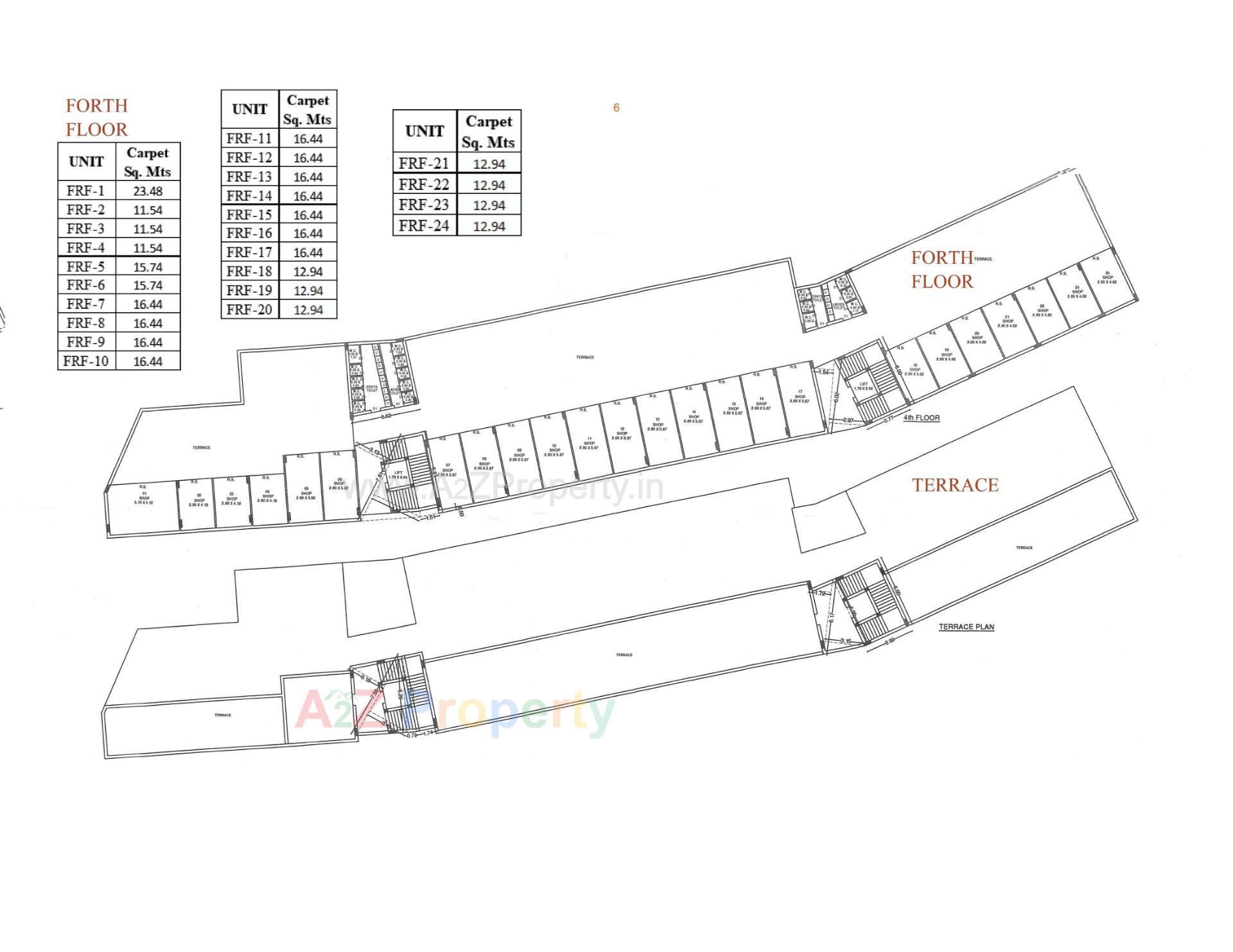 Layout of real estate project Rajkot Zaweri Bazar located at Rajkot, Rajkot, Gujarat