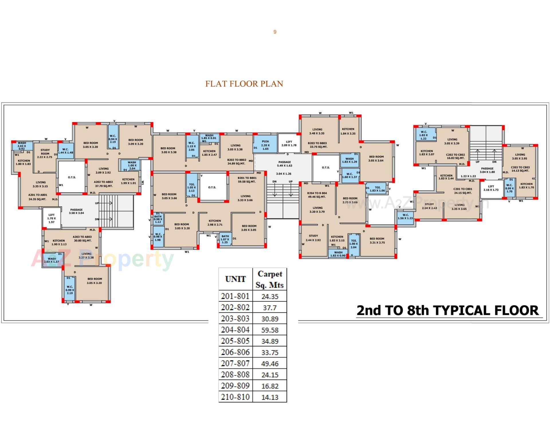 Layout of real estate project Rajkot Zaweri Bazar located at Rajkot, Rajkot, Gujarat
