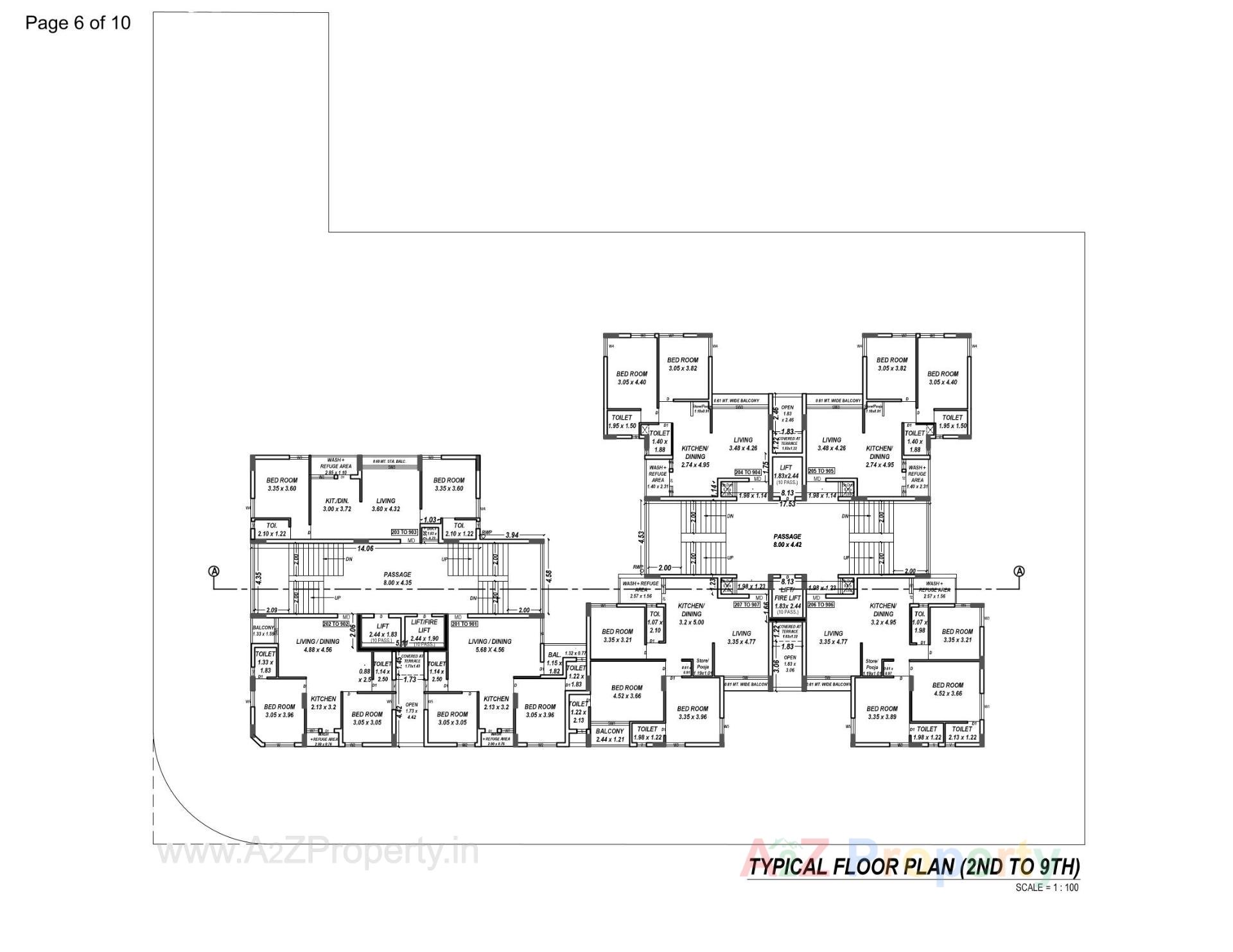Layout of real estate project Rangmahol located at Vavdi, Rajkot, Gujarat