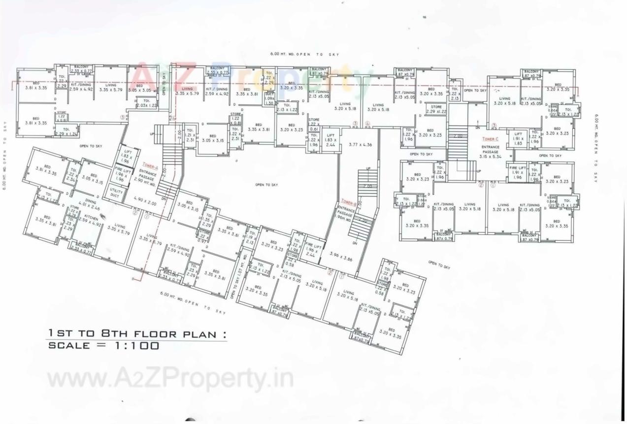 Layout of real estate project Rani Residency located at Raiya, Rajkot, Gujarat