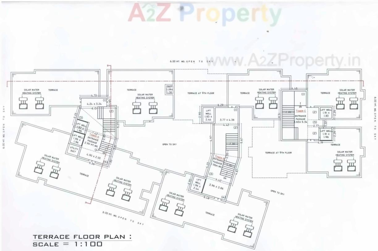 Layout of real estate project Rani Residency located at Raiya, Rajkot, Gujarat