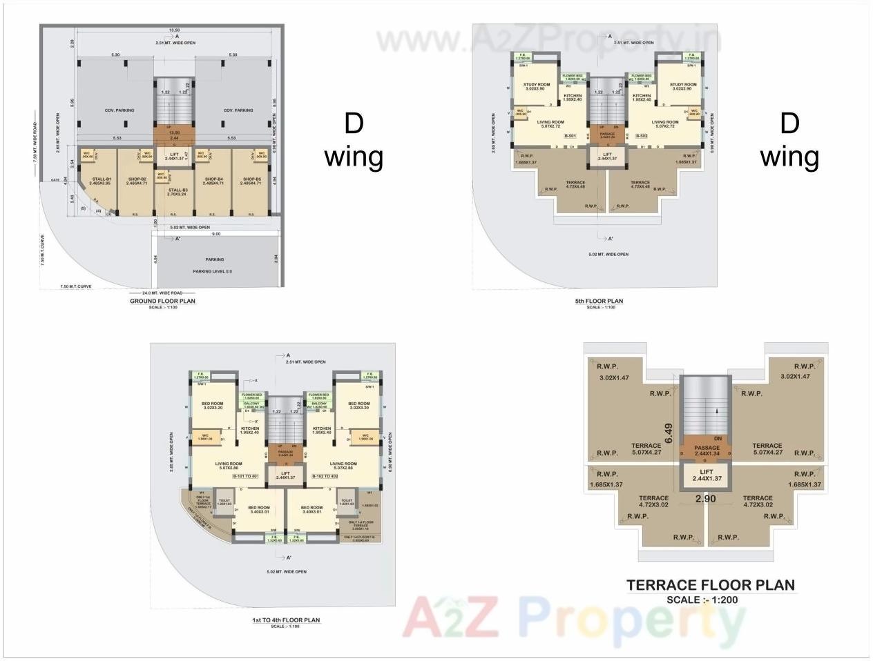 Layout of real estate project Ratnam City located at Ghanteshwar, Rajkot, Gujarat