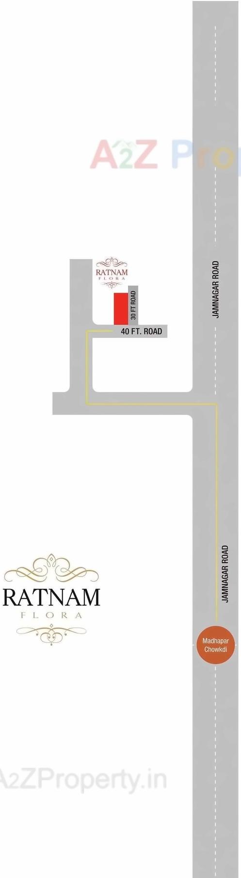  of real estate project Ratnam Flora located at Ghanteshwar, Rajkot, Gujarat