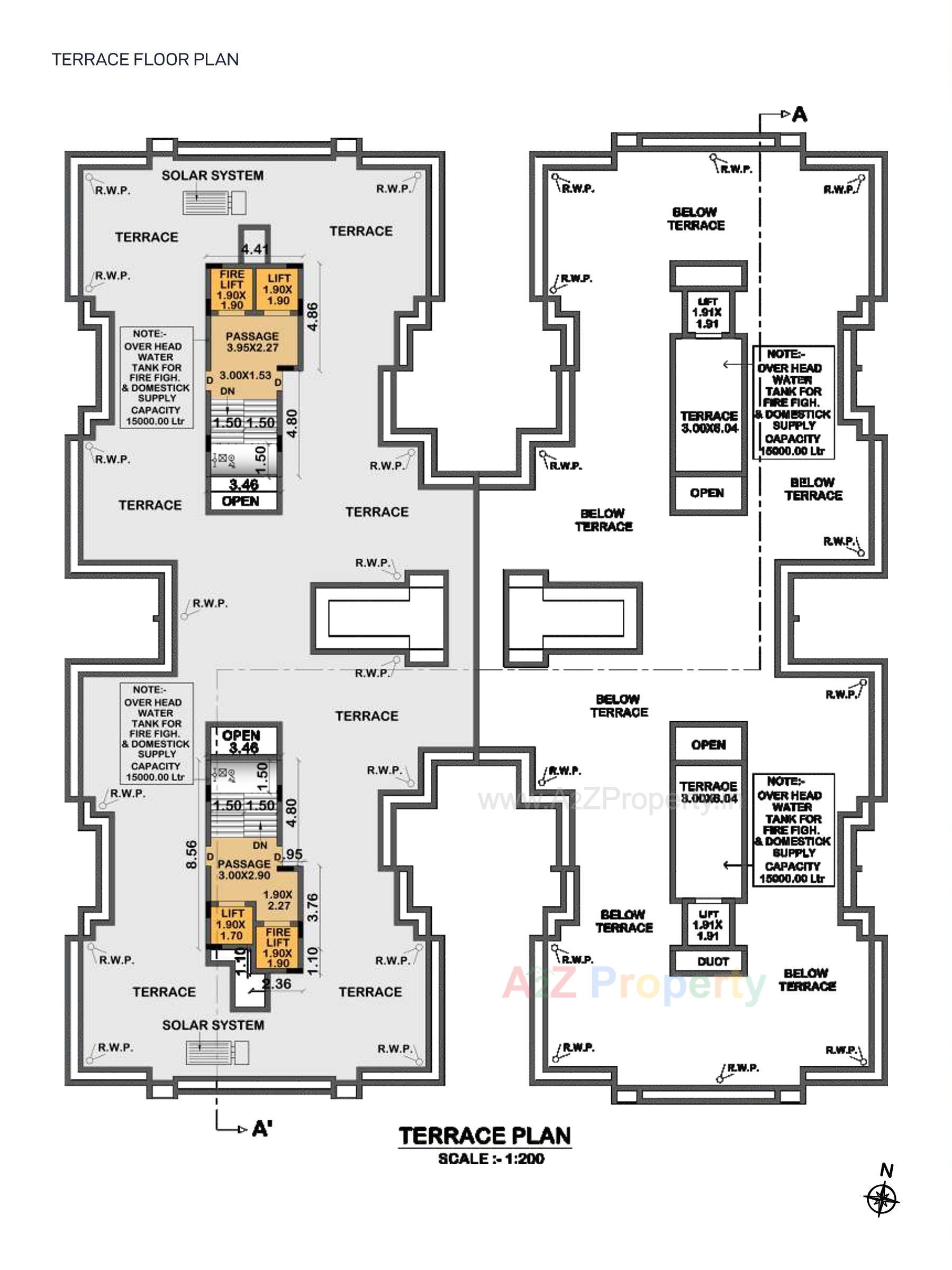 Layout of real estate project Ratnam Glorious located at Ronki, Rajkot, Gujarat