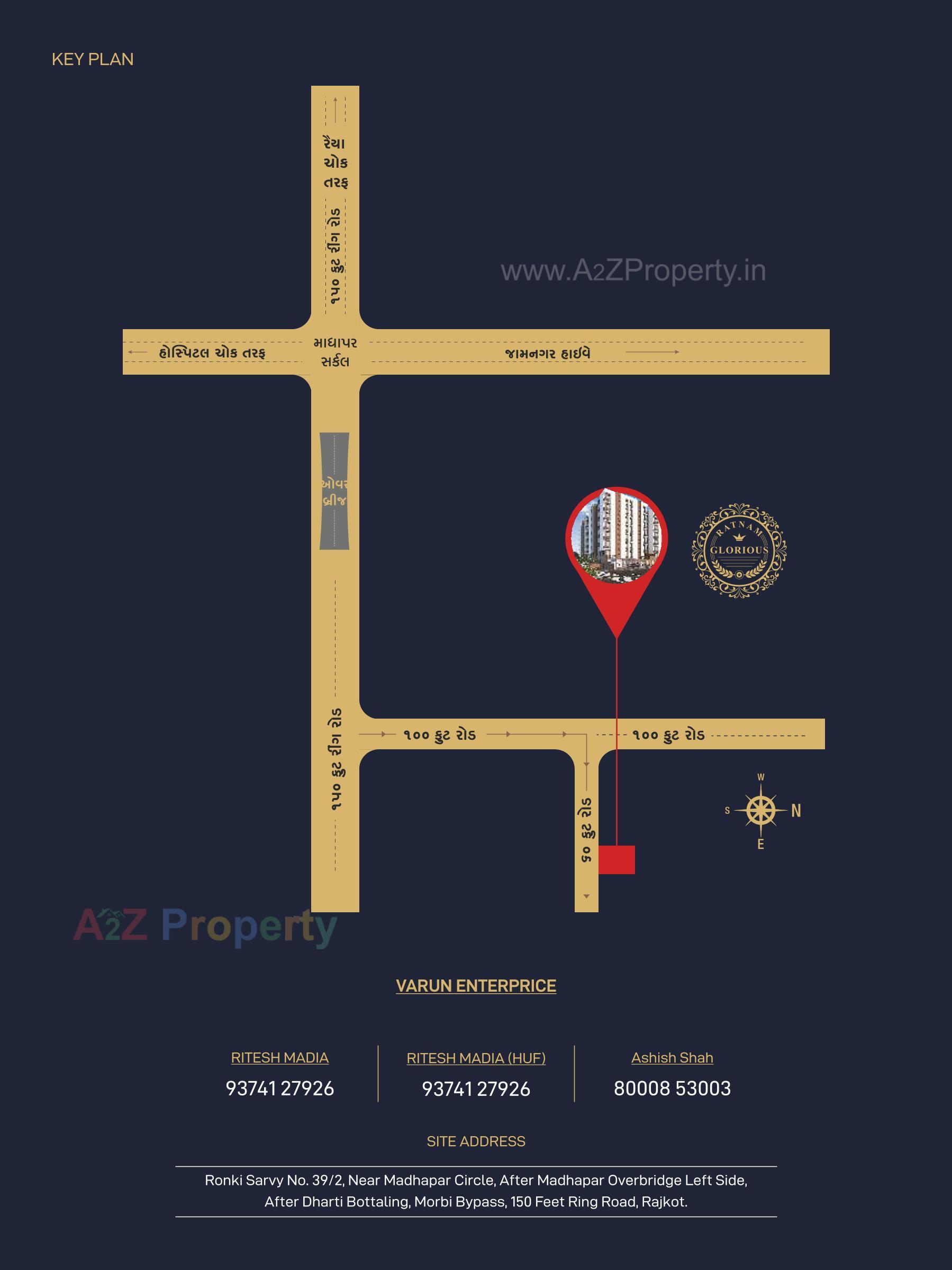  of real estate project Ratnam Glorious located at Ronki, Rajkot, Gujarat