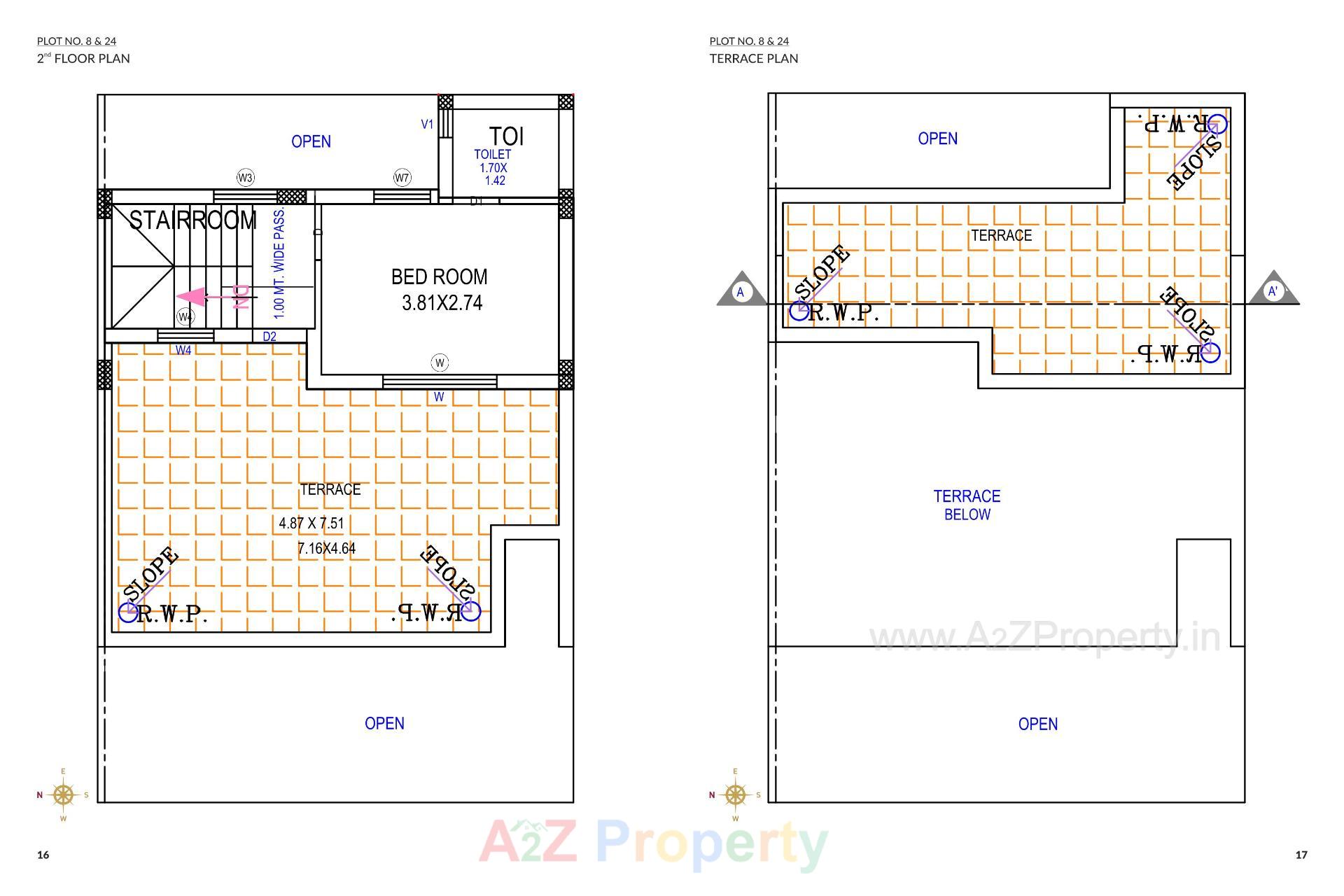 Layout of real estate project Ratnam Lavish Bungalows located at Ghanteshwar, Rajkot, Gujarat