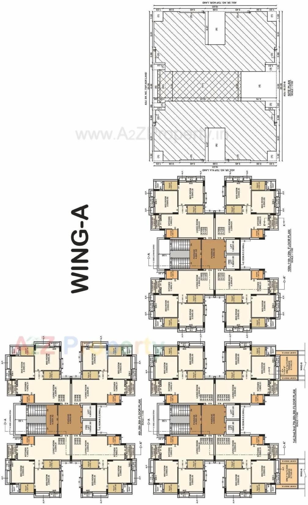 Layout of real estate project Ratnam Pride located at Ghanteshwar, Rajkot, Gujarat