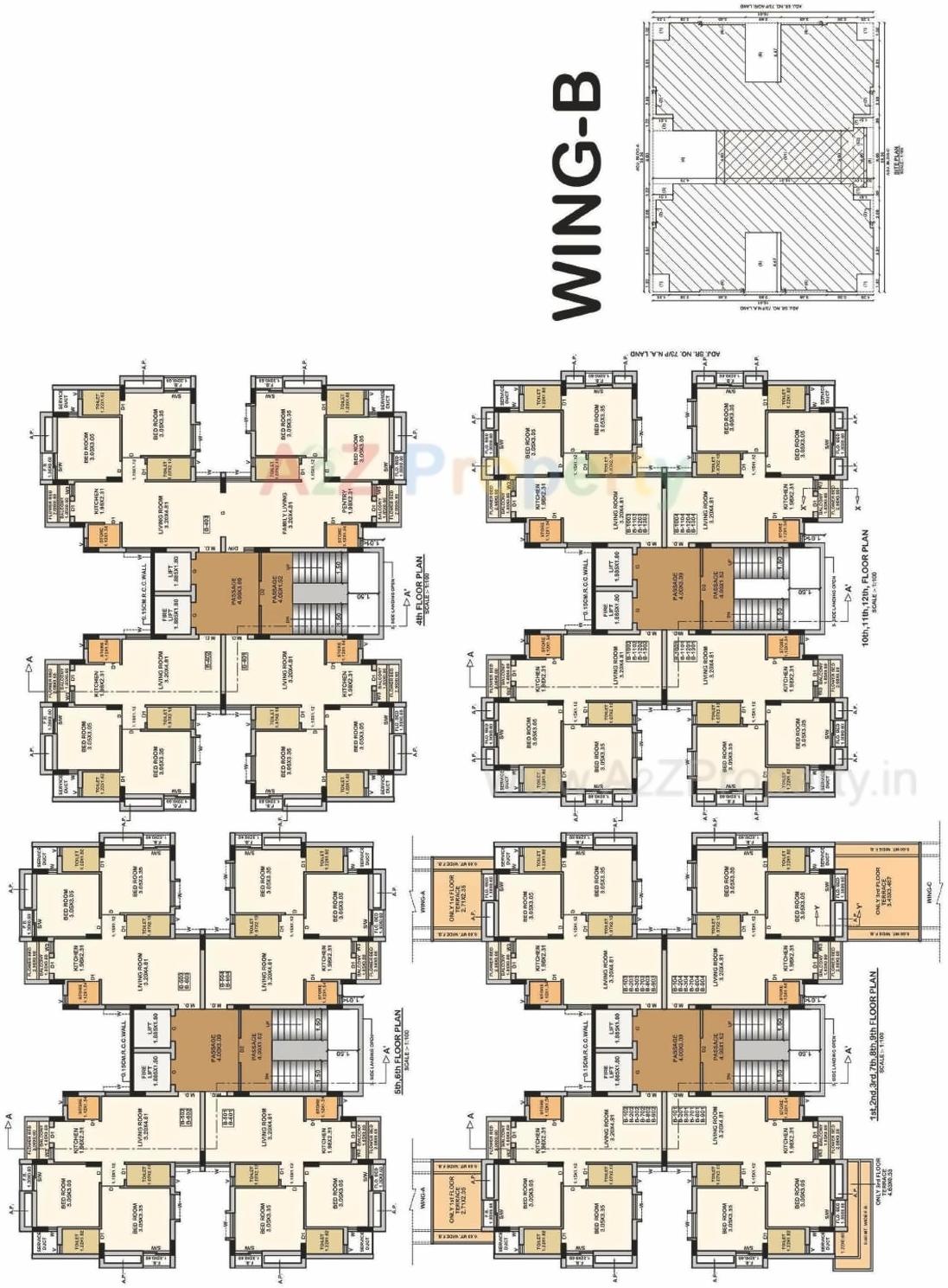 Layout of real estate project Ratnam Pride located at Ghanteshwar, Rajkot, Gujarat