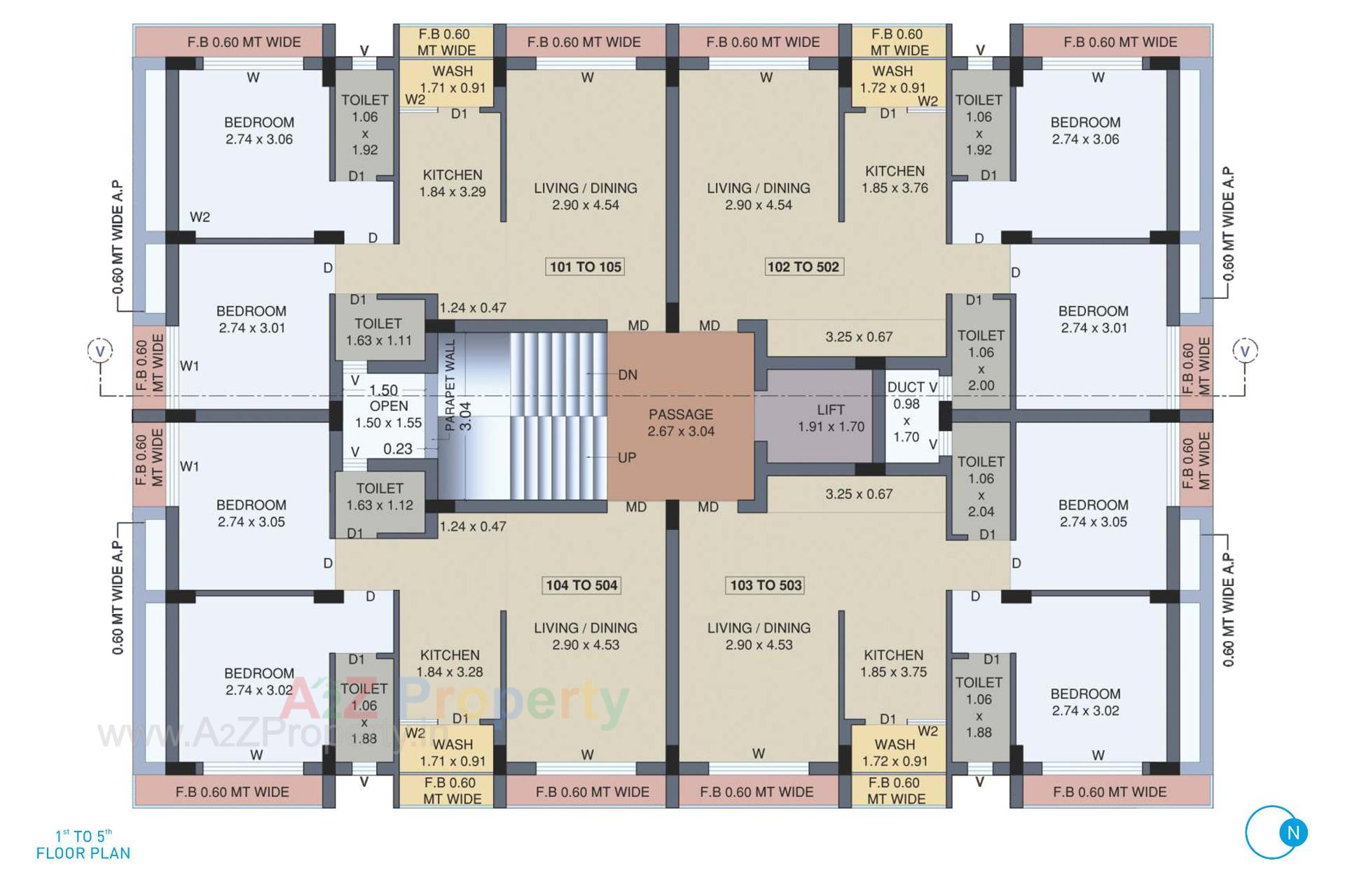 Layout of real estate project Ratnam Prime located at Ghanteshwar, Rajkot, Gujarat