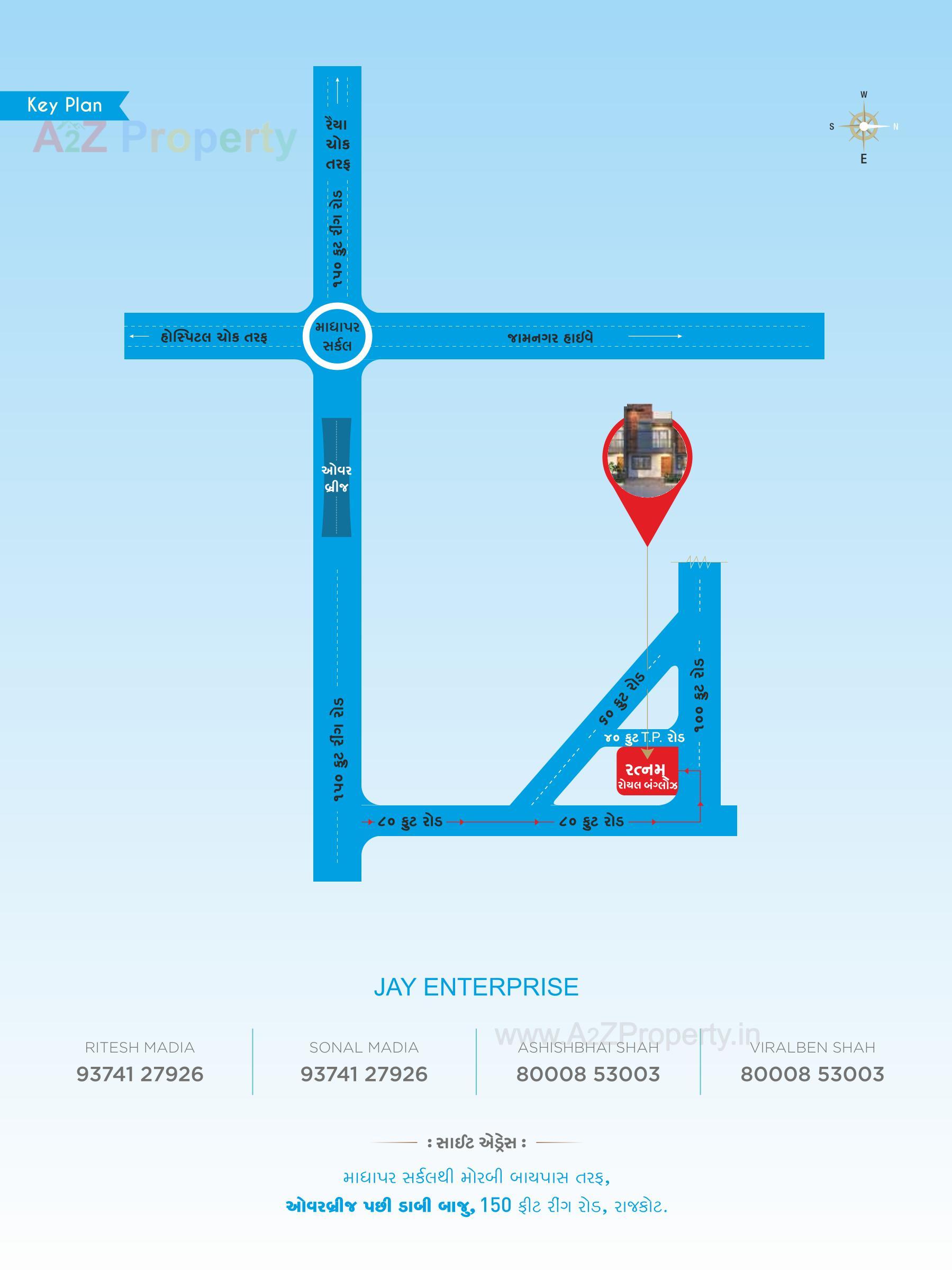  of real estate project Ratnam Royal Bungalows located at Manharpur, Rajkot, Gujarat