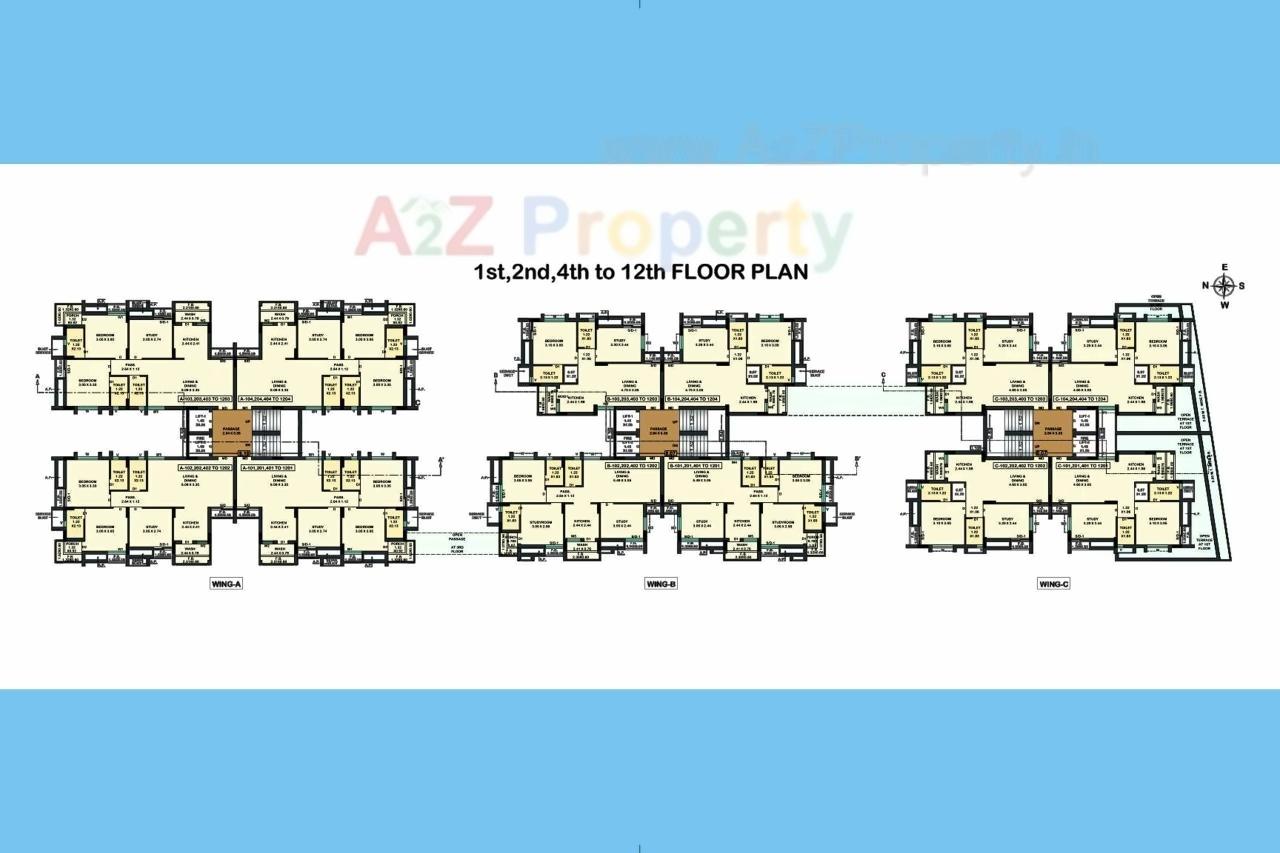 Layout of real estate project Ratnam Sky City located at Ghanteshwar, Rajkot, Gujarat
