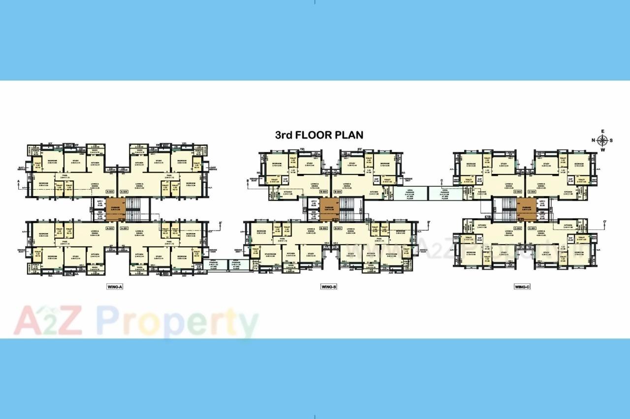 Layout of real estate project Ratnam Sky City located at Ghanteshwar, Rajkot, Gujarat