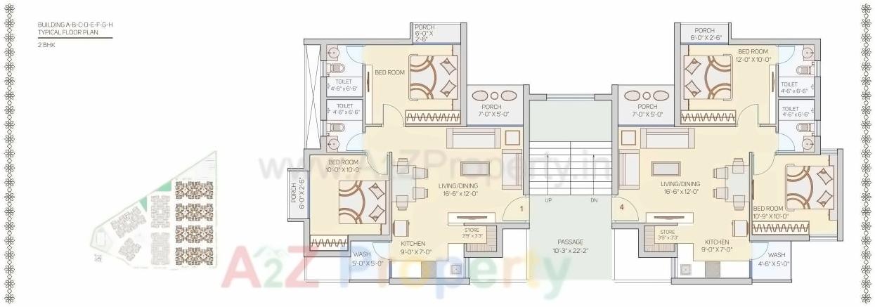 Layout of real estate project Ravi Krushna Heights located at Rajkot, Rajkot, Gujarat