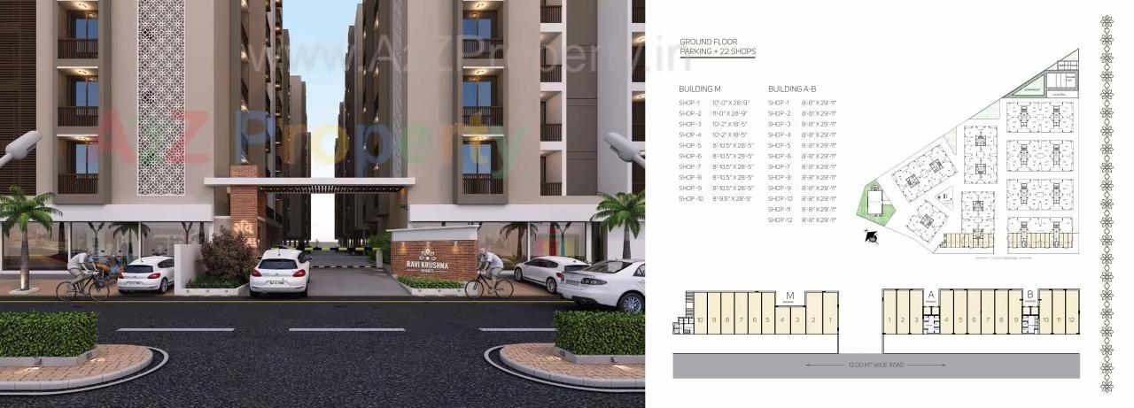  of real estate project Ravi Krushna Heights located at Rajkot, Rajkot, Gujarat