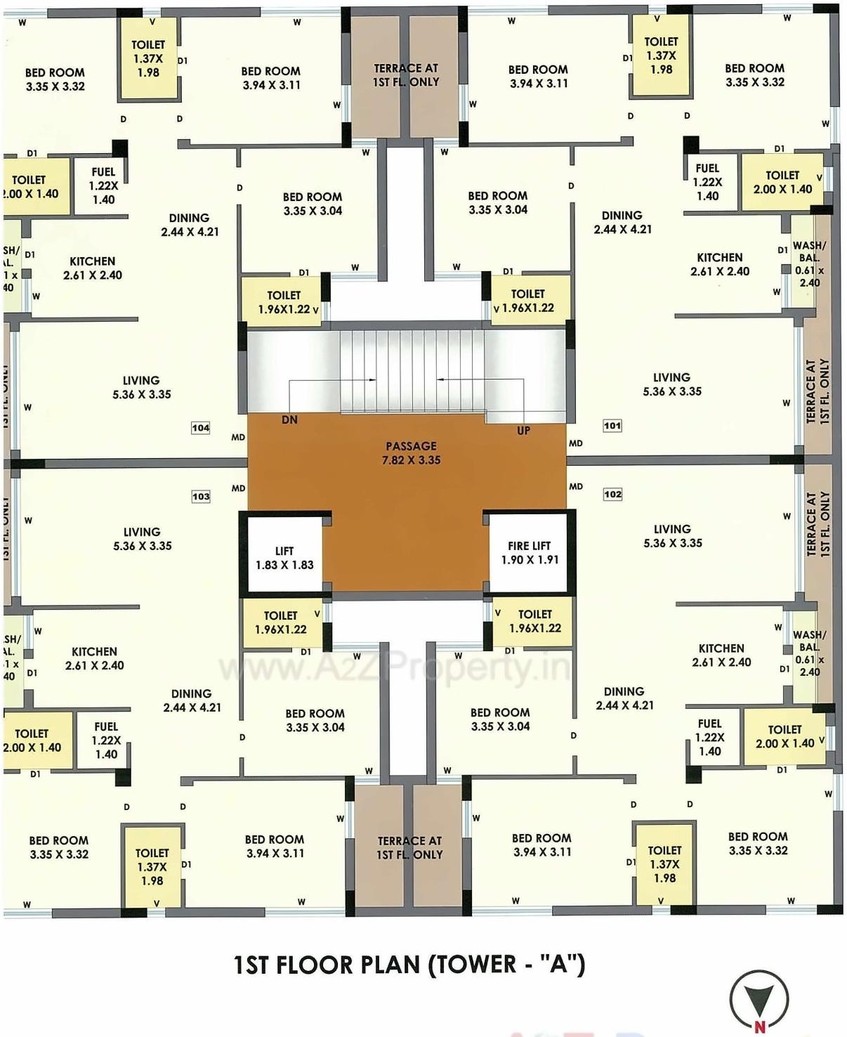 Layout of real estate project Ravi Regency located at Raiya, Rajkot, Gujarat