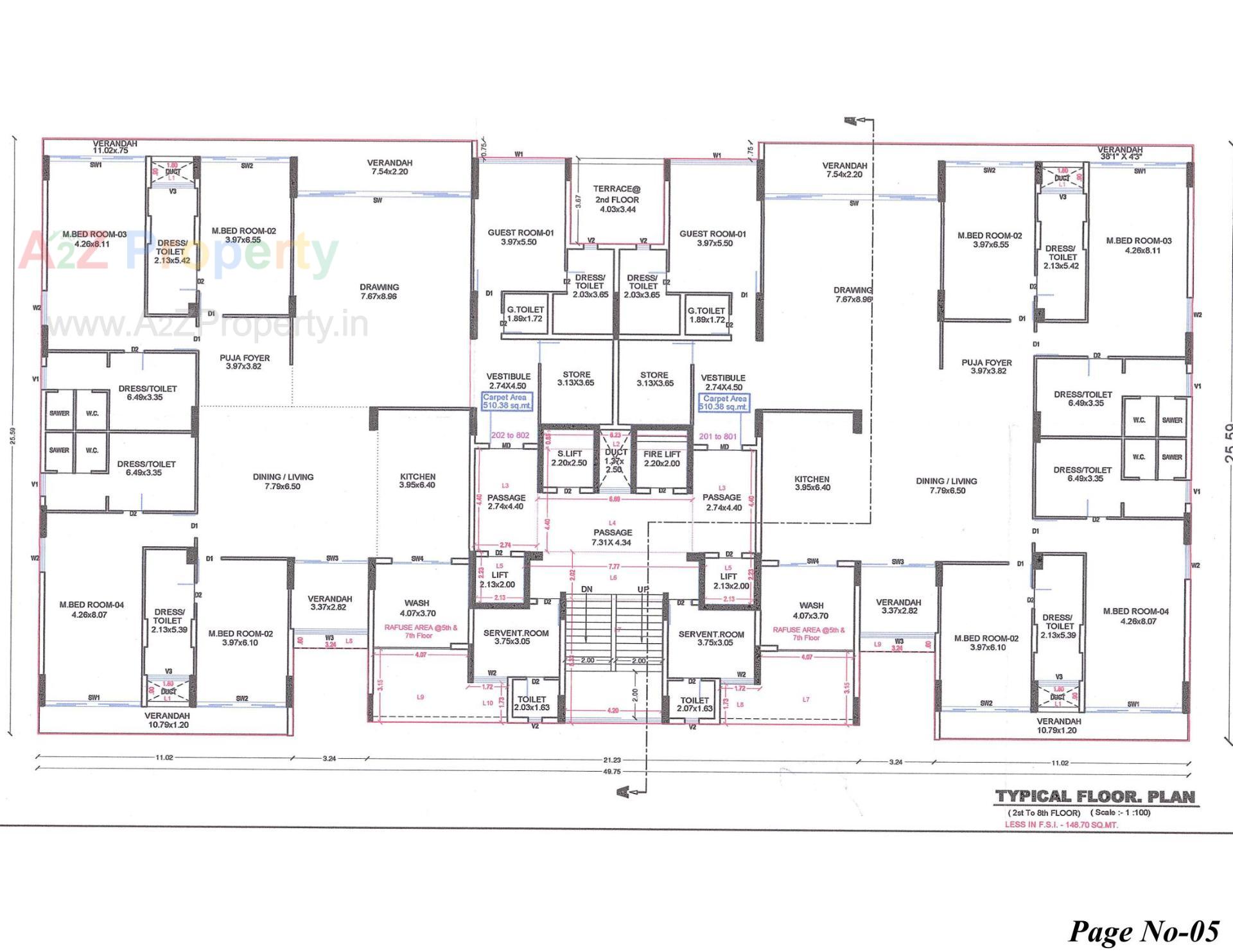 Layout of real estate project Ravi Revanta located at Rajkot, Rajkot, Gujarat