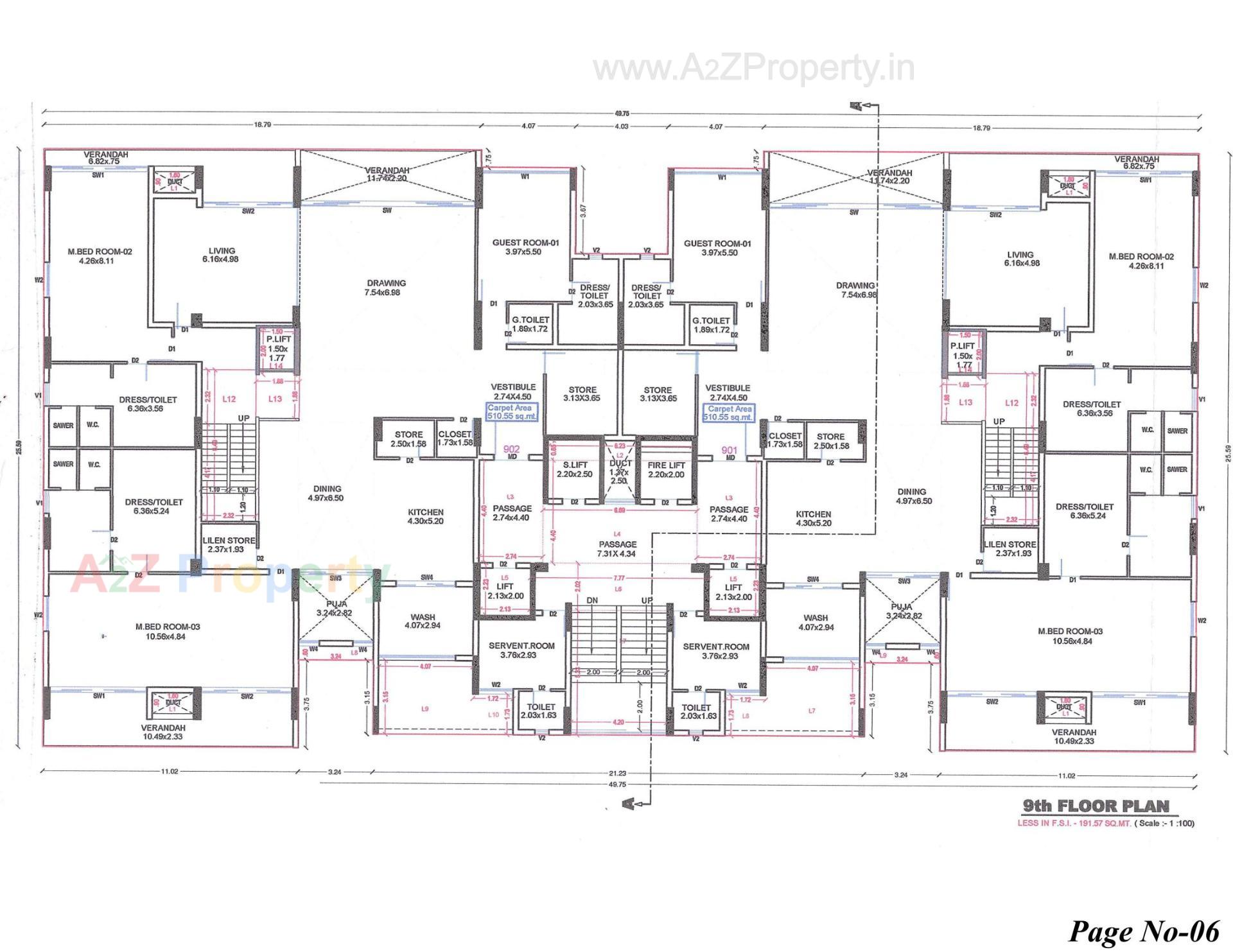 Layout of real estate project Ravi Revanta located at Rajkot, Rajkot, Gujarat