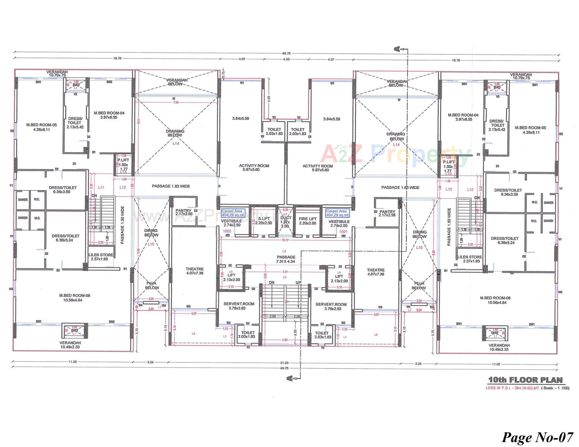 Layout of real estate project Ravi Revanta located at Rajkot, Rajkot, Gujarat