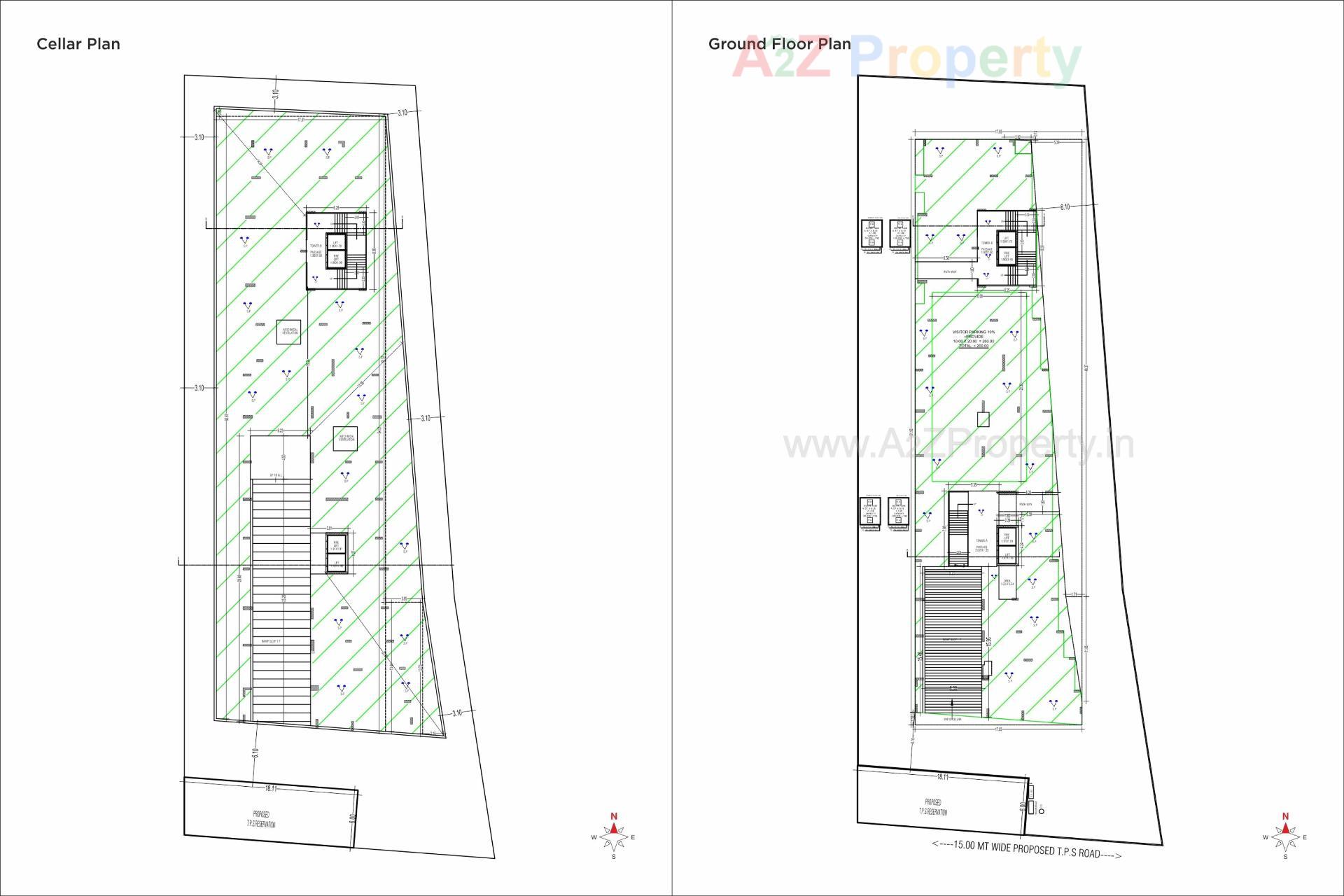 Layout of real estate project Rb Elements located at Ghanteshwar, Rajkot, Gujarat
