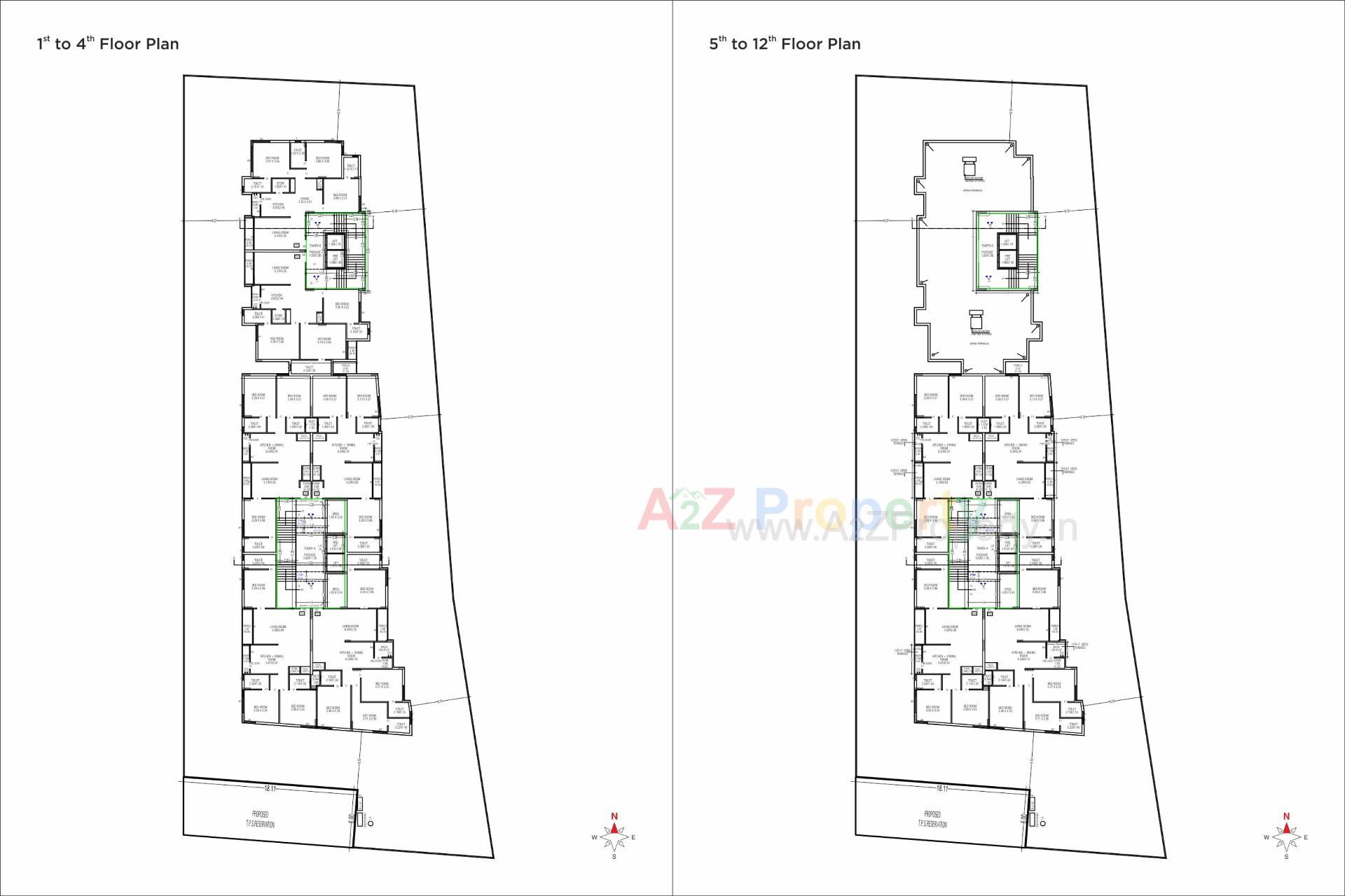 Layout of real estate project Rb Elements located at Ghanteshwar, Rajkot, Gujarat