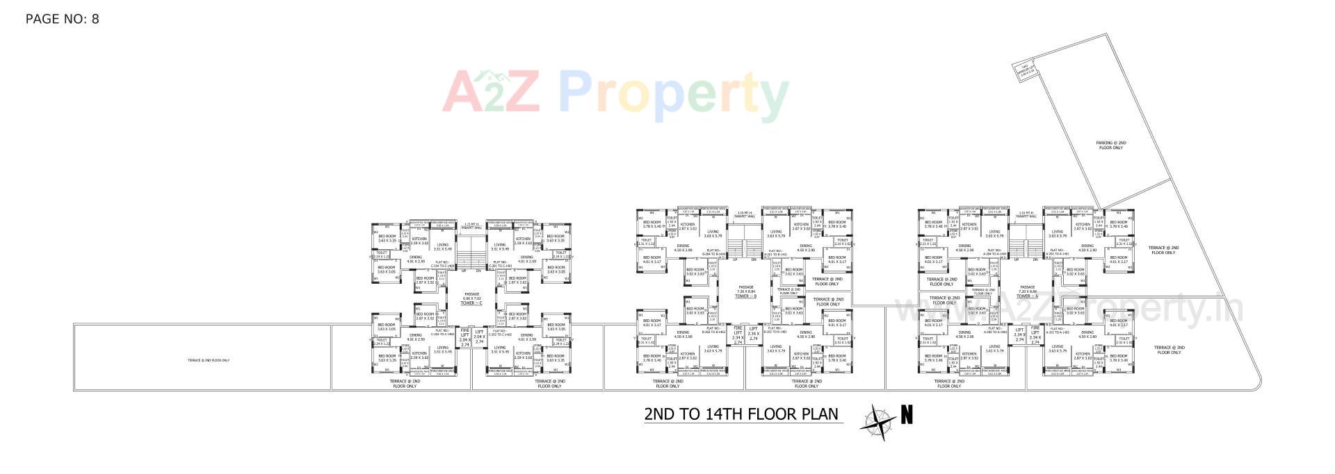 Layout of real estate project Real Corner located at Mavdi, Rajkot, Gujarat