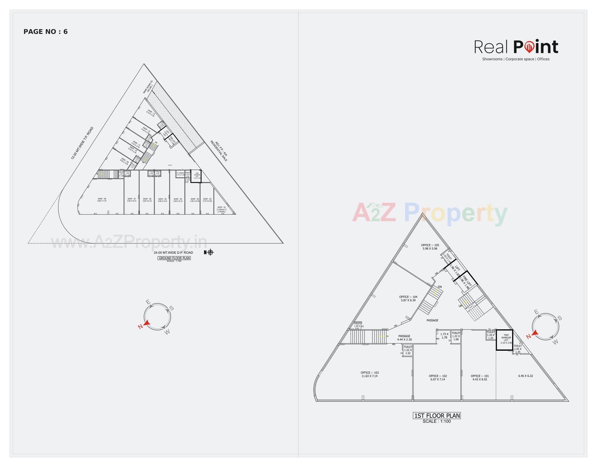 of real estate project Real Point located at Mavdi, Rajkot, Gujarat