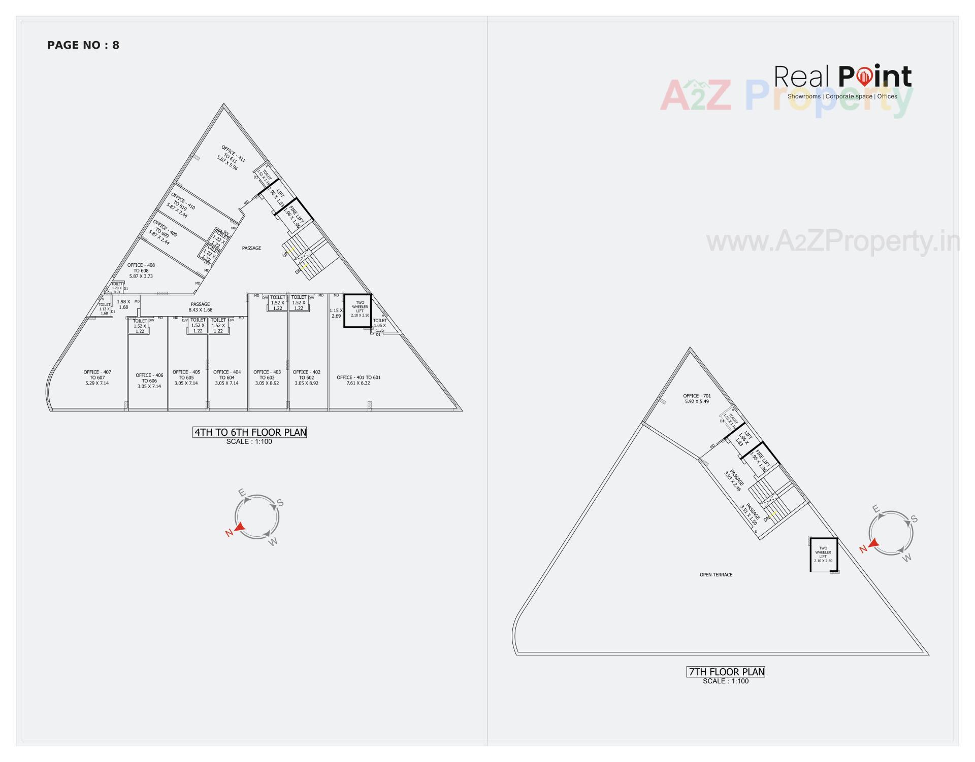  of real estate project Real Point located at Mavdi, Rajkot, Gujarat