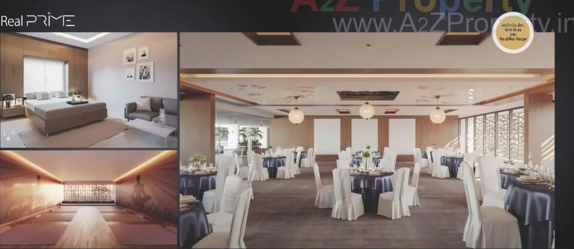 3D Elevation of real estate project Real Prime located at Rajkot, Rajkot, Gujarat