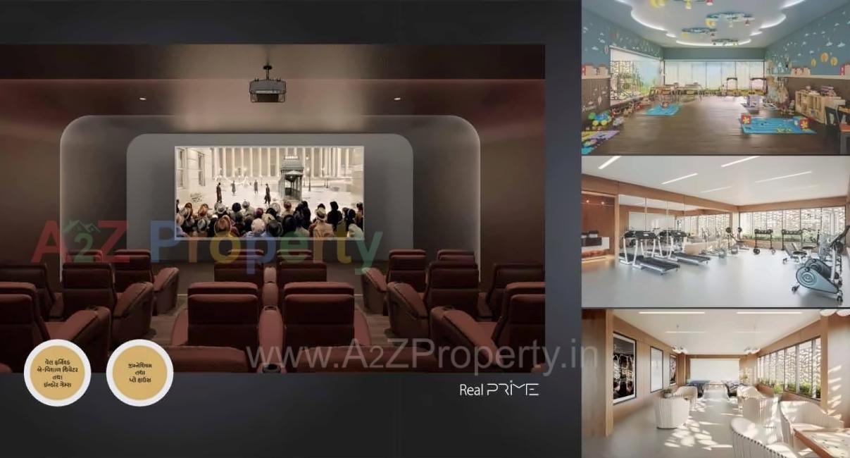 3D Elevation of real estate project Real Prime located at Rajkot, Rajkot, Gujarat