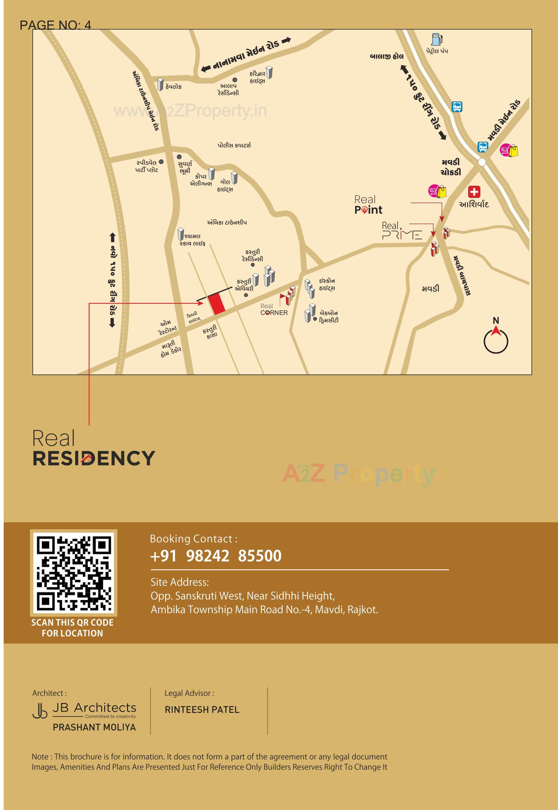  of real estate project Real Residency located at Mavdi, Rajkot, Gujarat