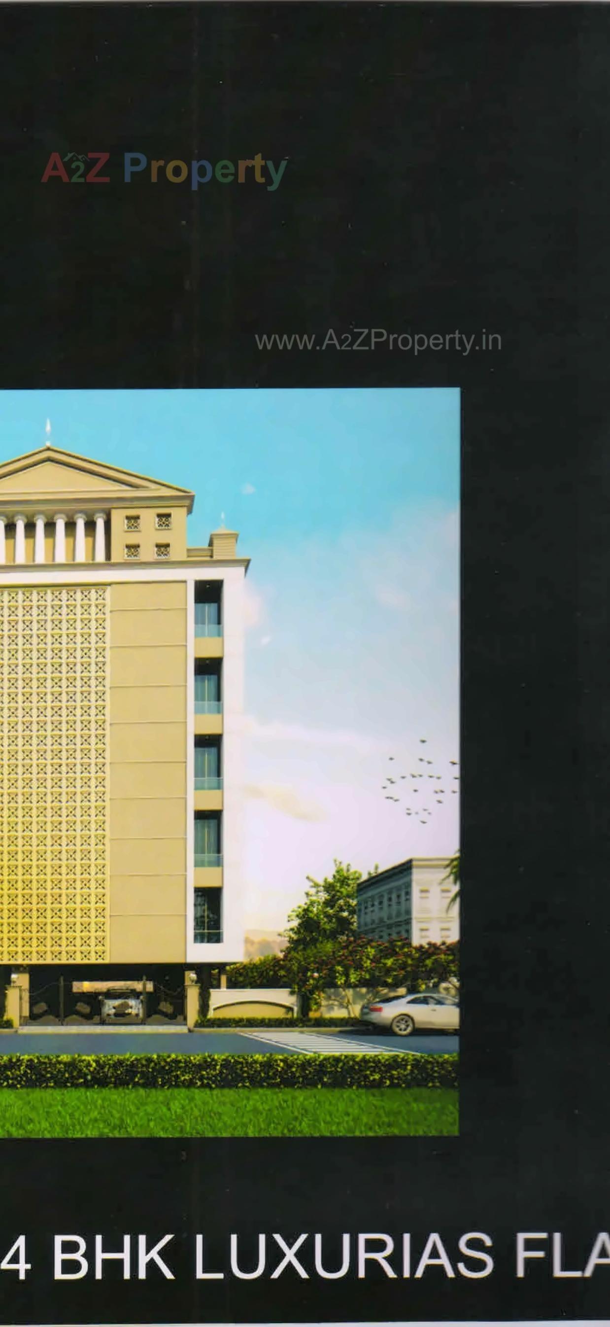 3D Elevation of real estate project Revanta Luxuria located at Nana-mava, Rajkot, Gujarat