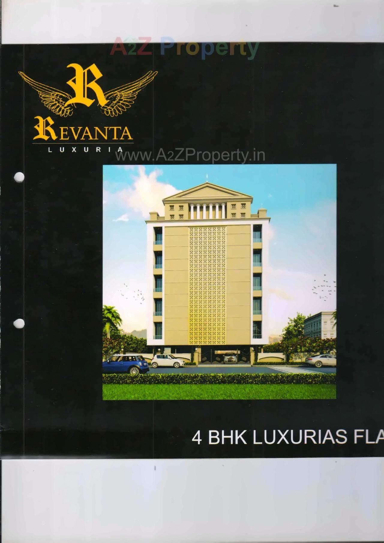 3D Elevation of real estate project Revanta Luxuria located at Nana-mava, Rajkot, Gujarat