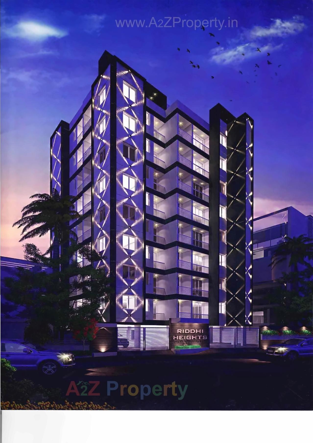 3D Elevation of real estate project Riddhi Heights located at Kotharia, Rajkot, Gujarat
