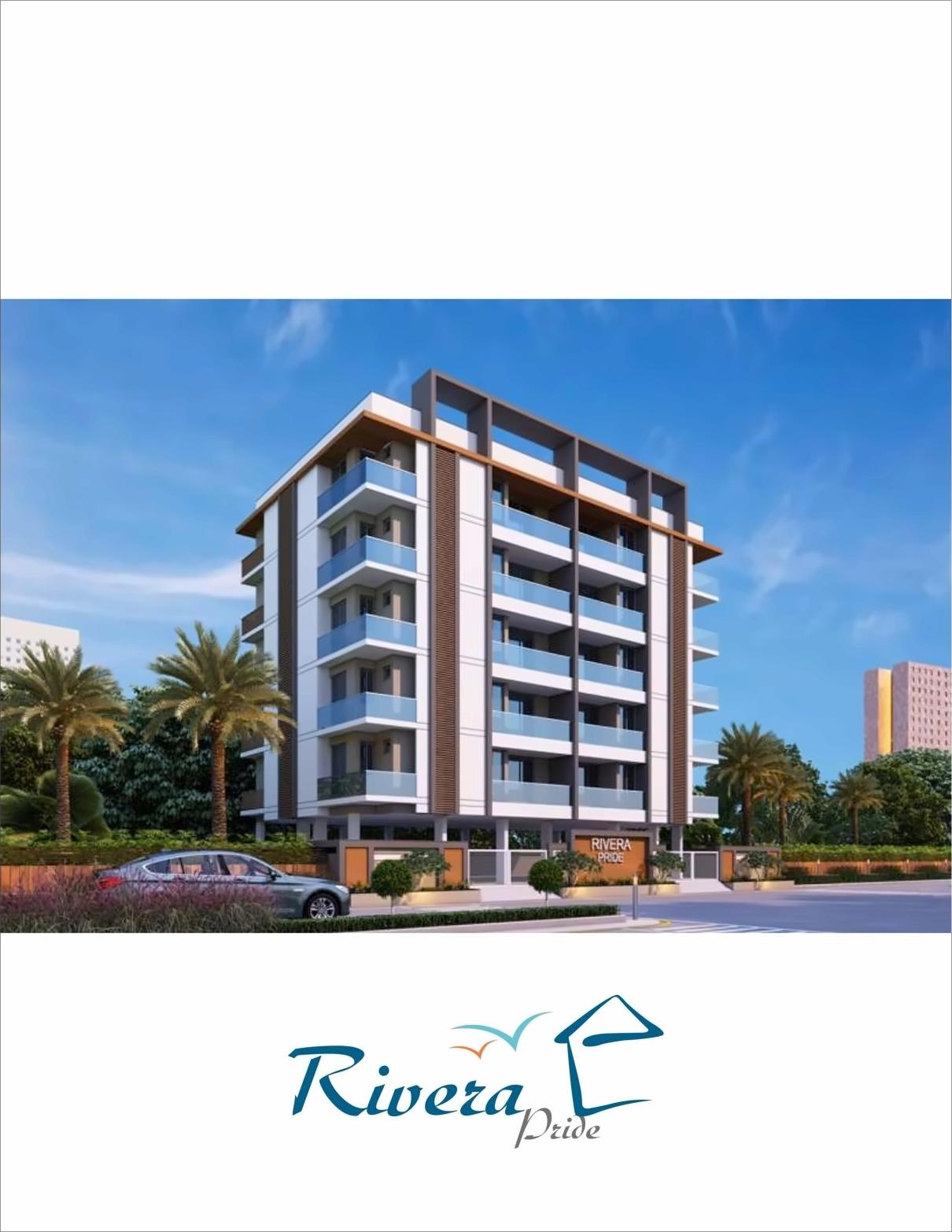 3D Elevation of real estate project Rivera Pride located at Mavdi, Rajkot, Gujarat