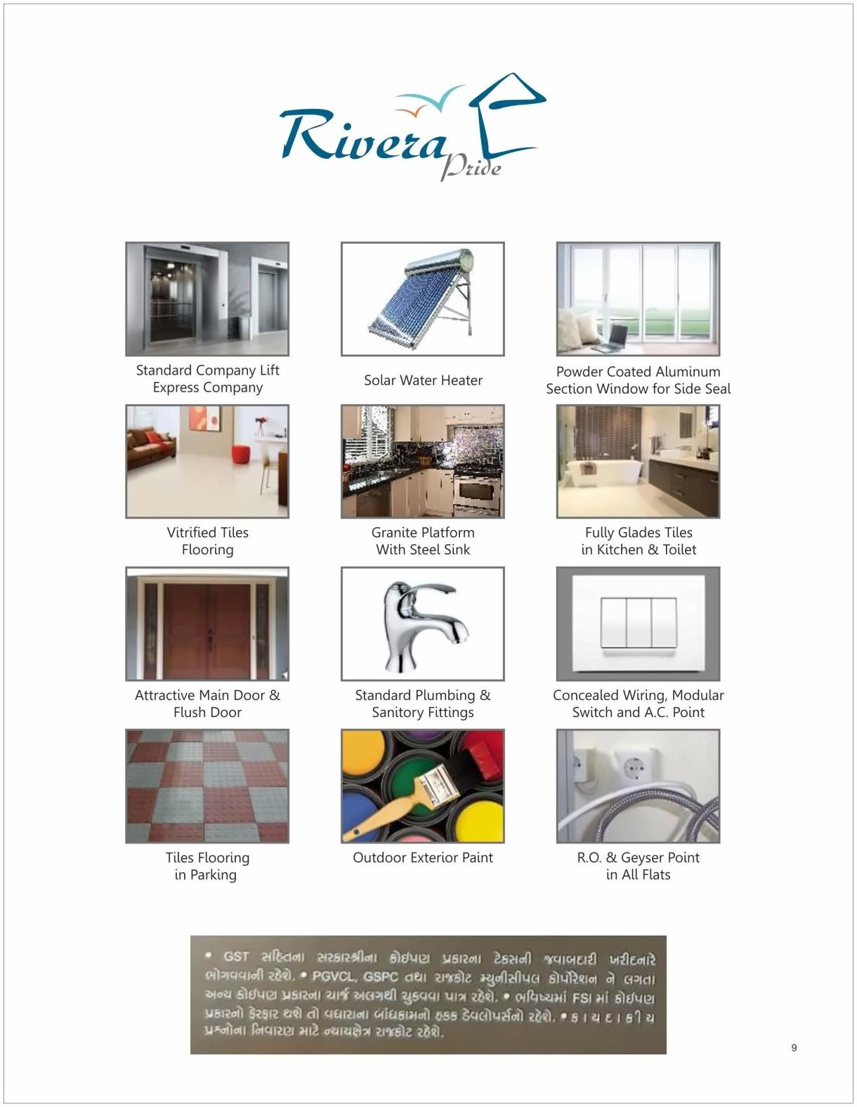  of real estate project Rivera Pride located at Mavdi, Rajkot, Gujarat