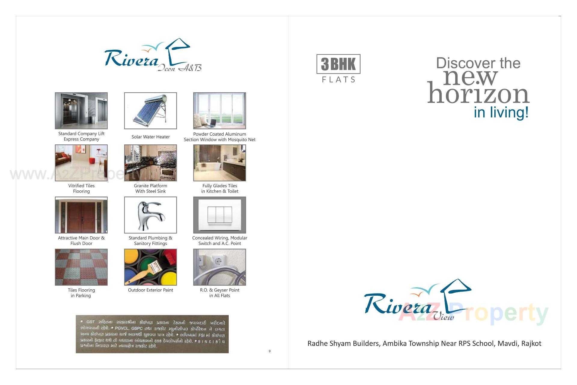  of real estate project Rivera View located at Mavdi, Rajkot, Gujarat