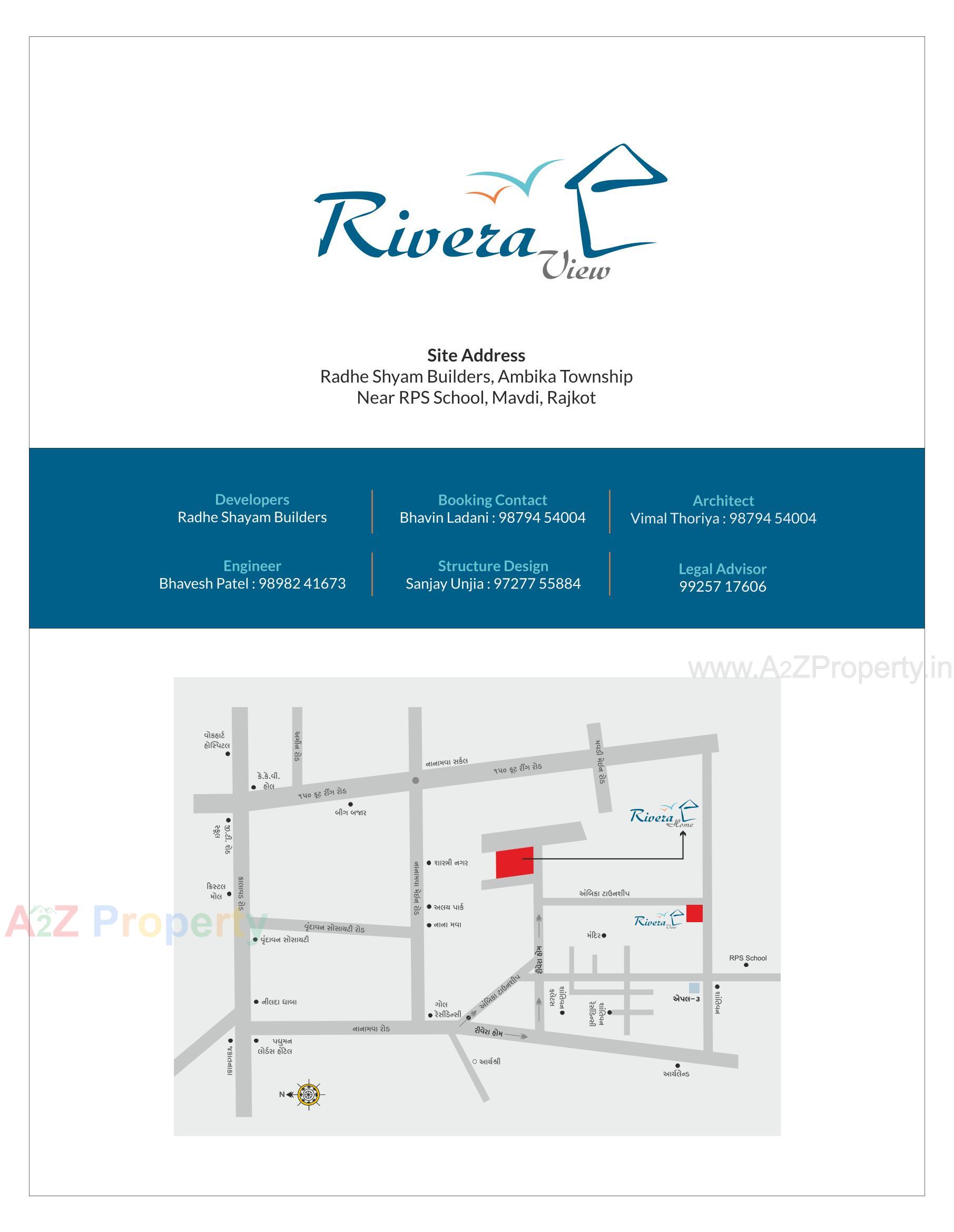  of real estate project Rivera View located at Mavdi, Rajkot, Gujarat