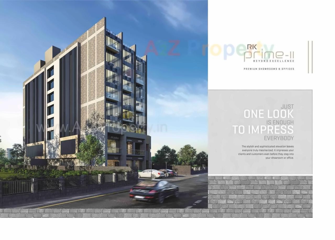 3D Elevation of real estate project Rk Prime Ii located at Nanamava, Rajkot, Gujarat