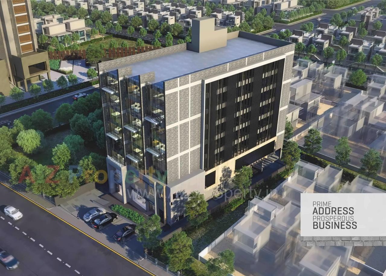 3D Elevation of real estate project Rk Prime Ii located at Nanamava, Rajkot, Gujarat